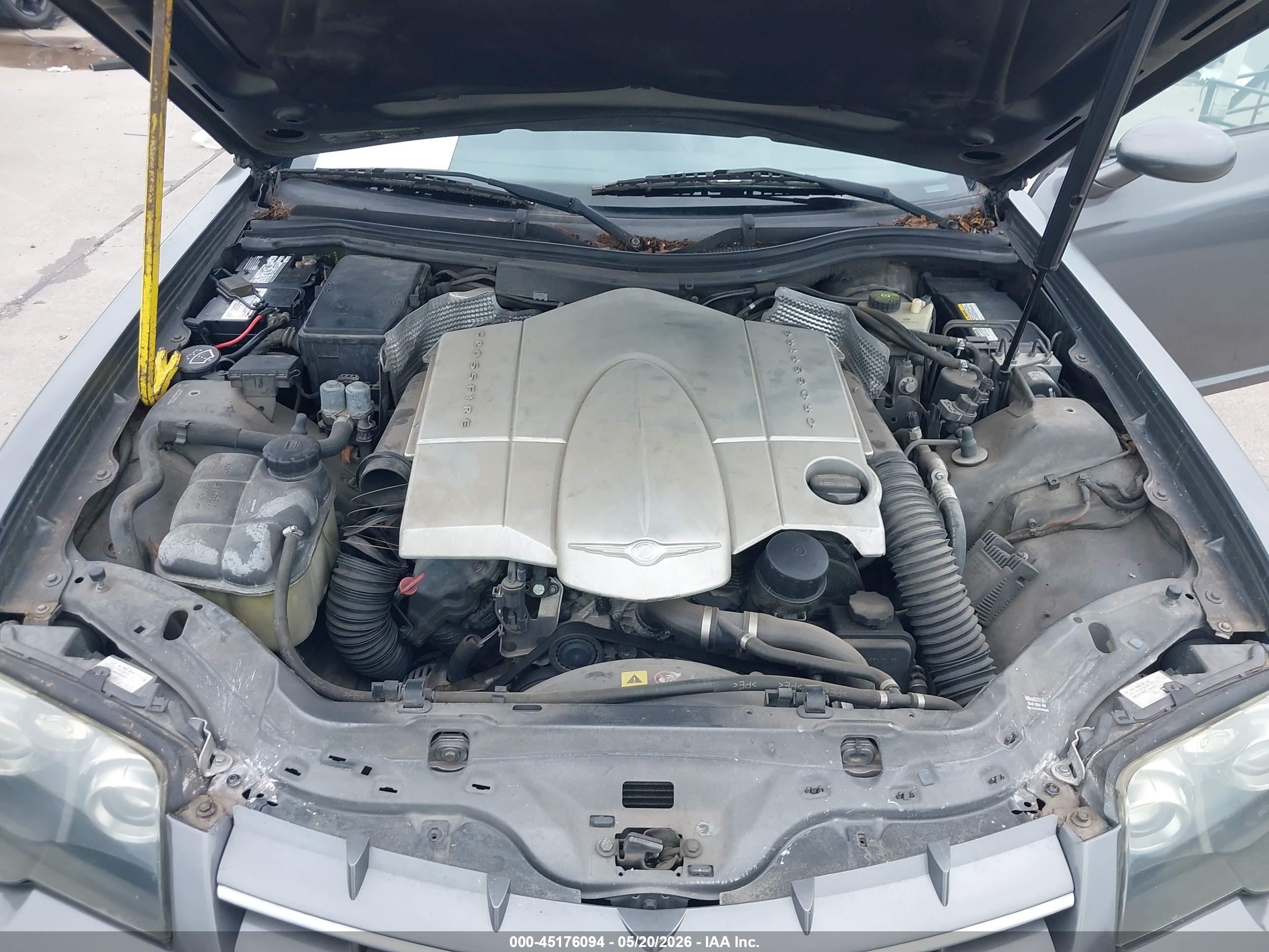 2005 Chrysler Crossfire Limited Gray vin: 1C3AN65L25X040031