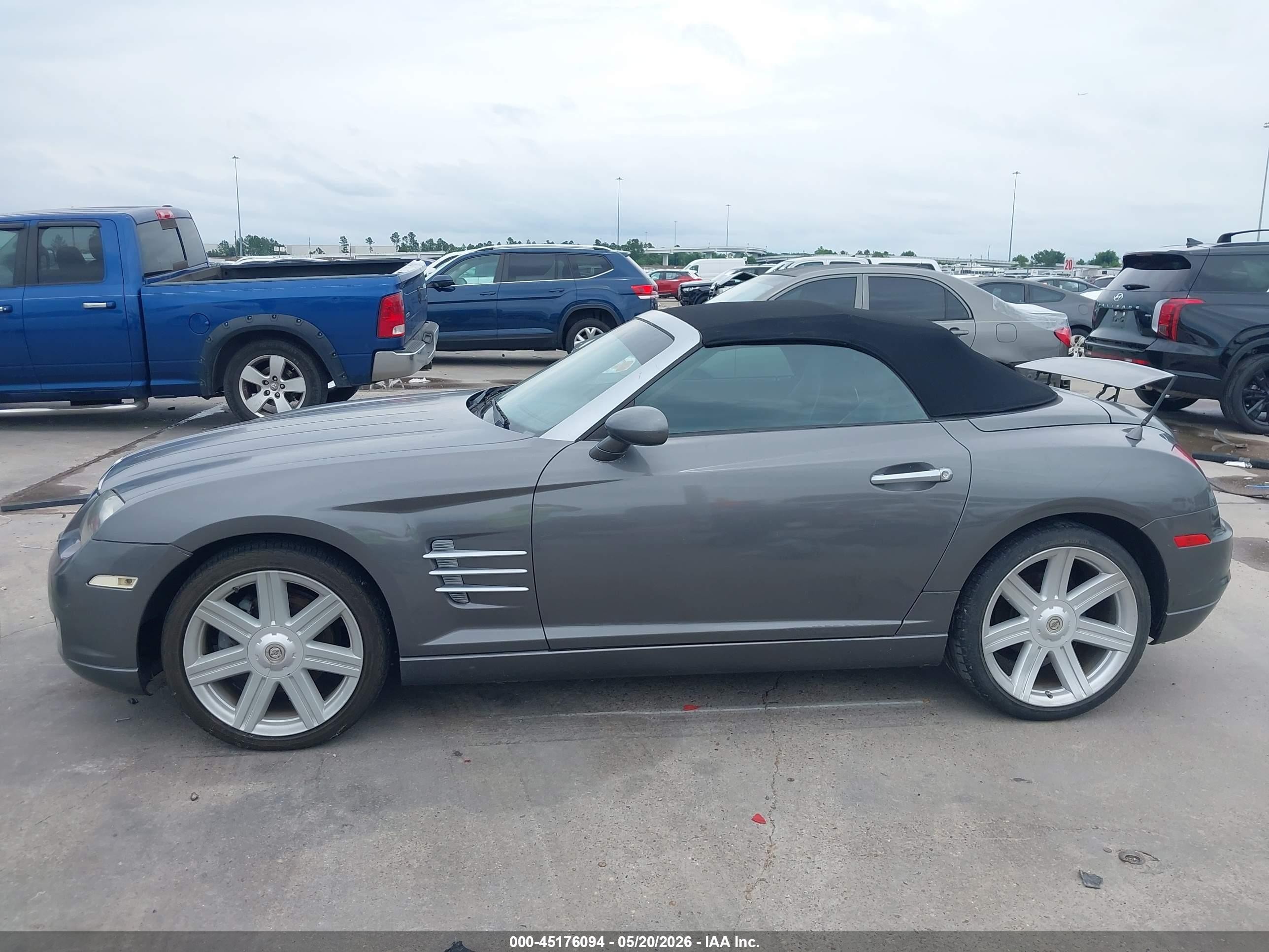 2005 Chrysler Crossfire Limited Gray vin: 1C3AN65L25X040031