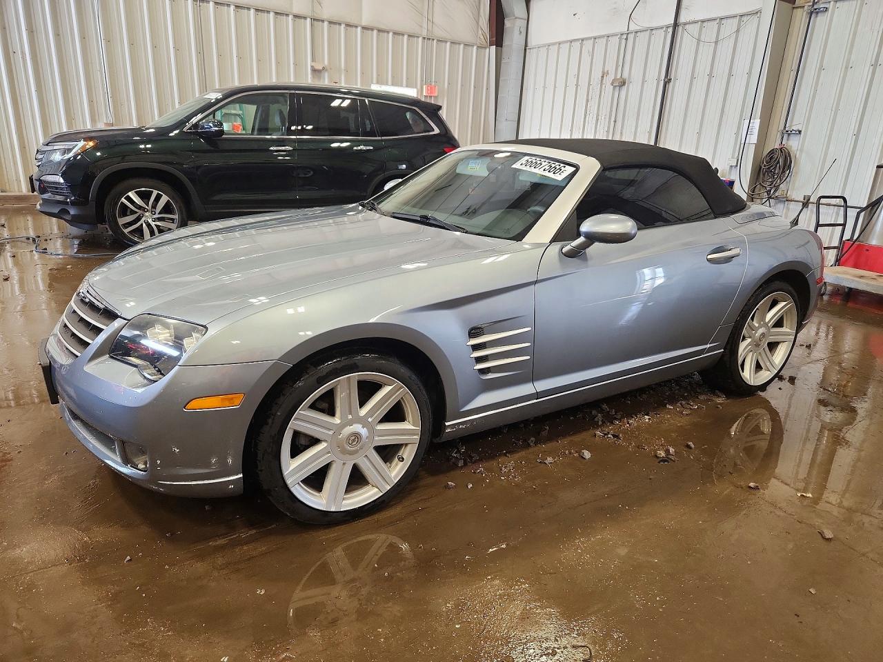 2005 Chrysler Crossfire Limited Blue vin: 1C3AN65L25X042376