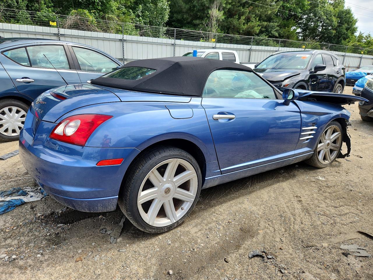 2005 Chrysler Crossfire Limited Blue vin: 1C3AN65L25X052602