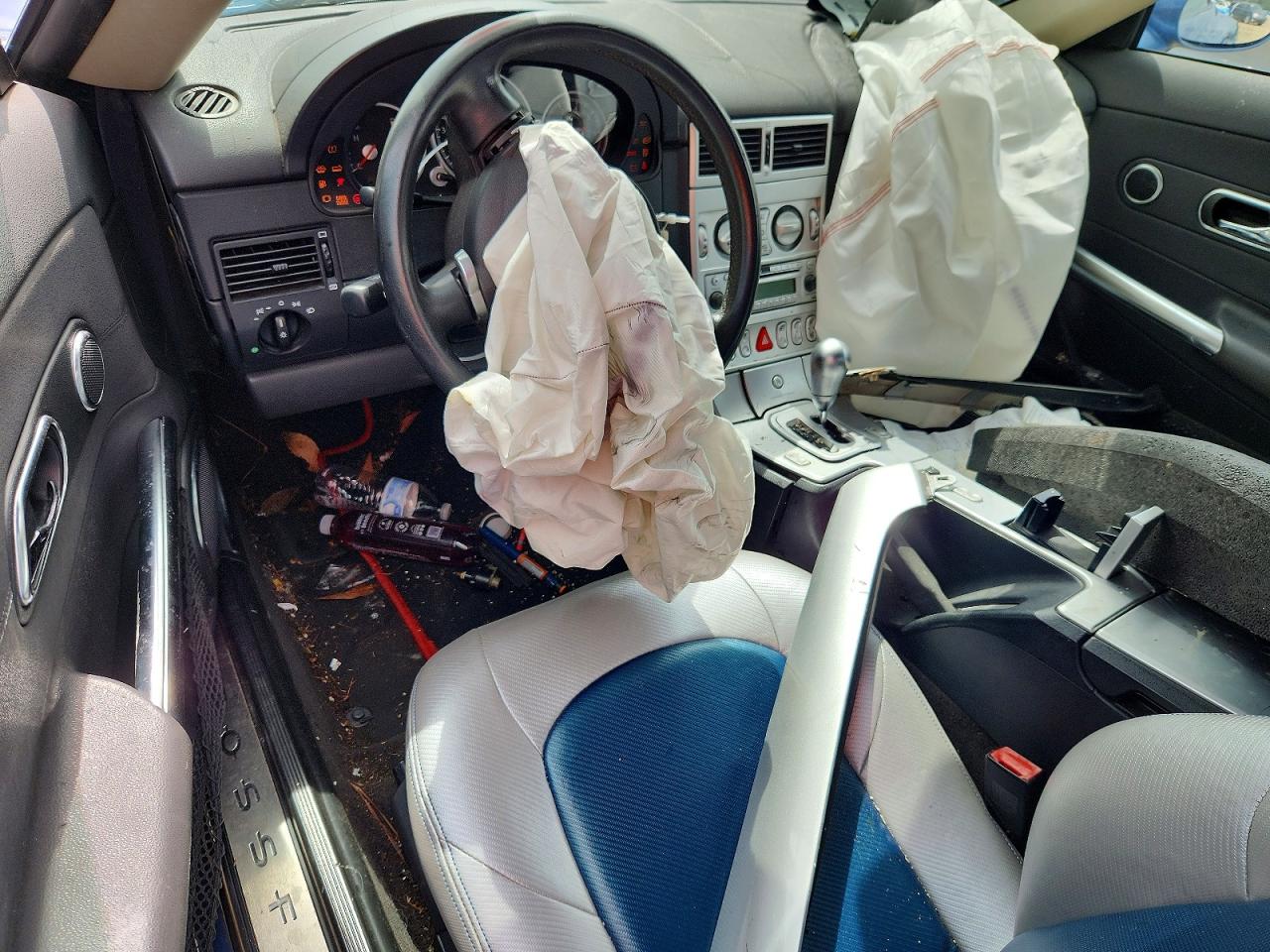 2005 Chrysler Crossfire Limited Blue vin: 1C3AN65L25X052602