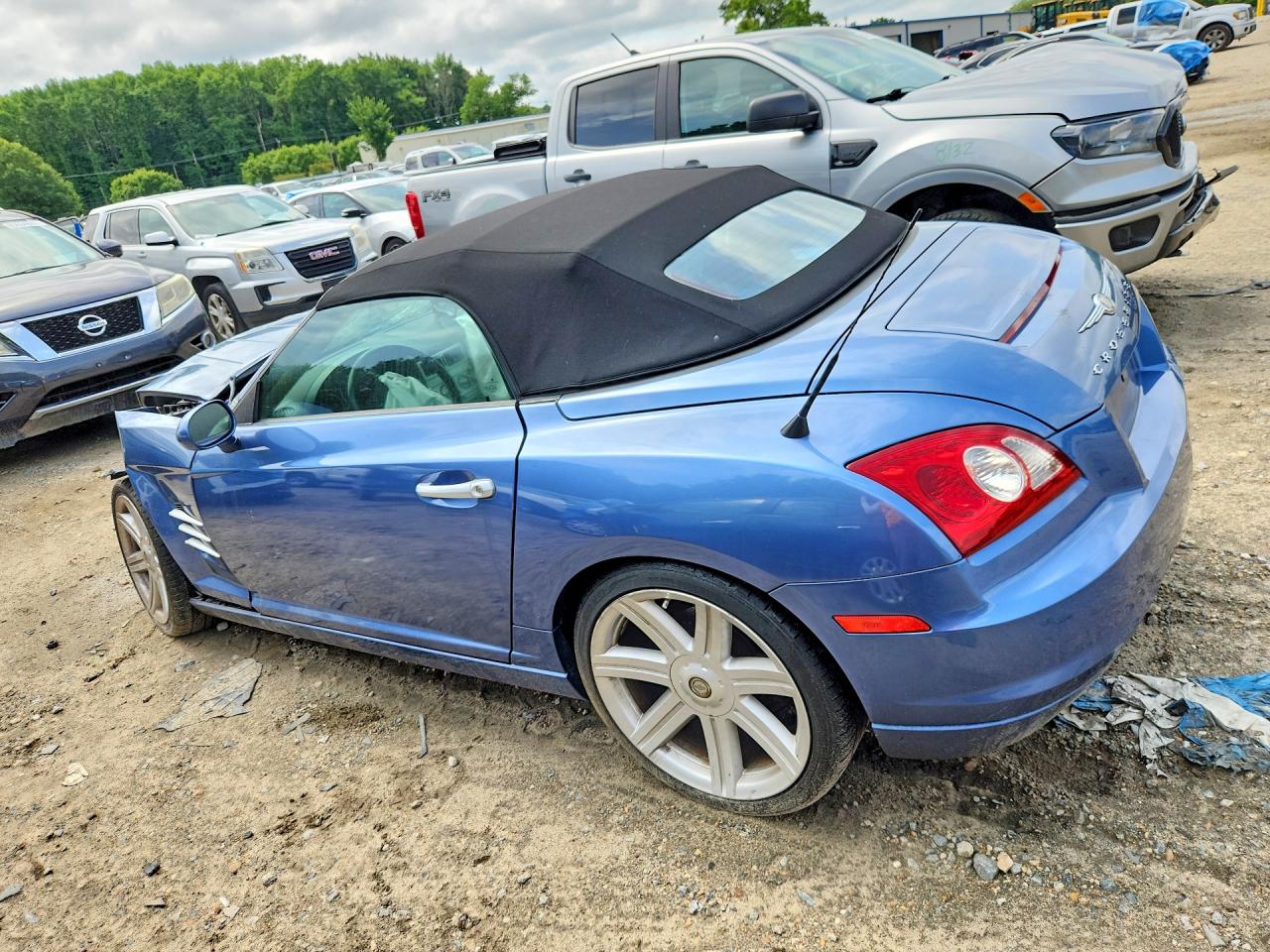 2005 Chrysler Crossfire Limited Blue vin: 1C3AN65L25X052602