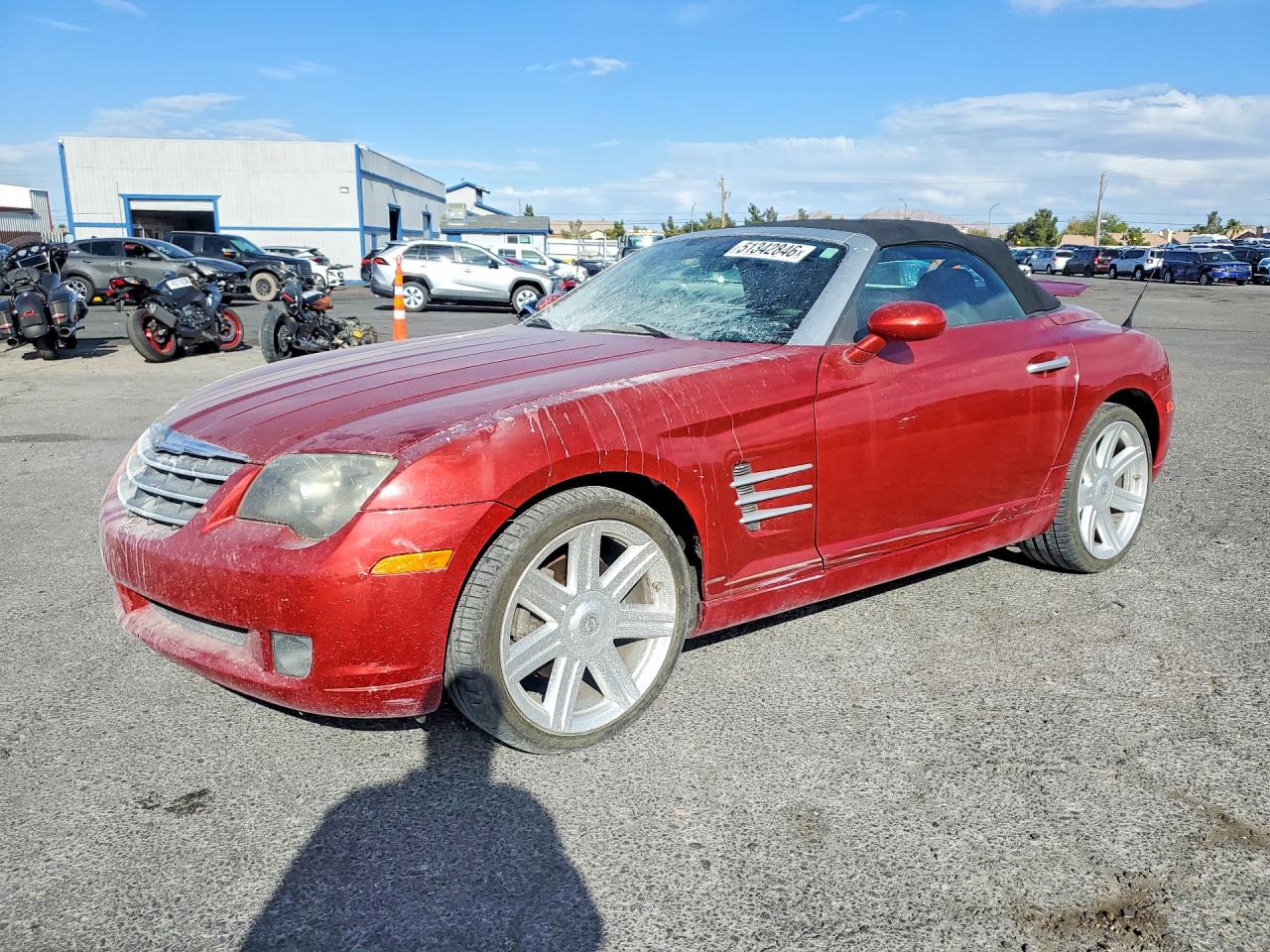 2005 Chrysler Crossfire Limited Red vin: 1C3AN65L25X057797