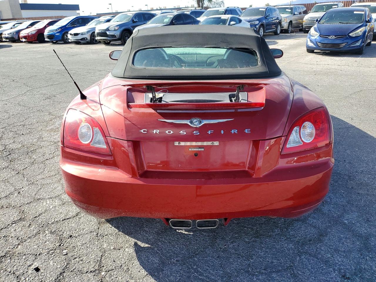 2005 Chrysler Crossfire Limited Красный vin: 1C3AN65L25X057797