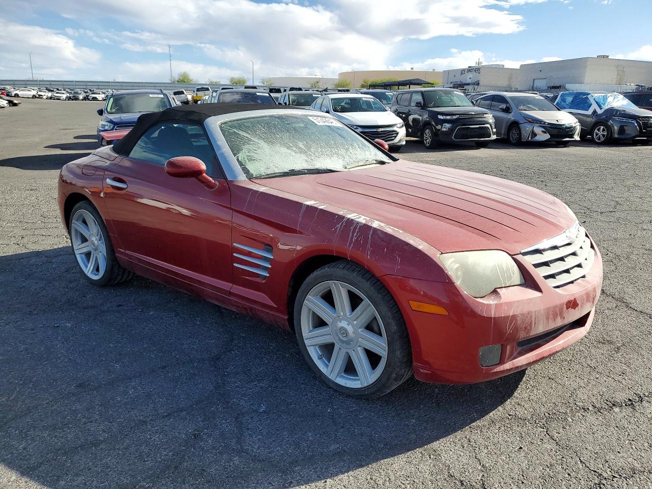 2005 Chrysler Crossfire Limited Красный vin: 1C3AN65L25X057797