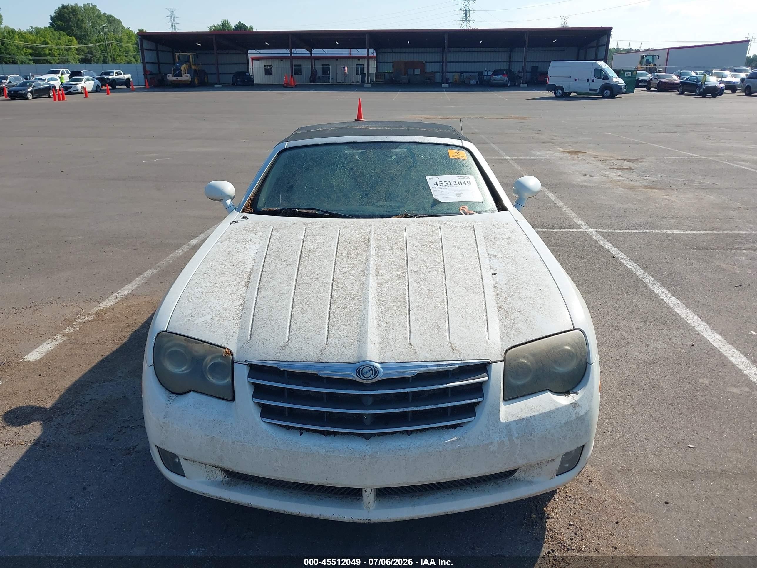 2005 Chrysler Crossfire Limited White vin: 1C3AN65L25X060716