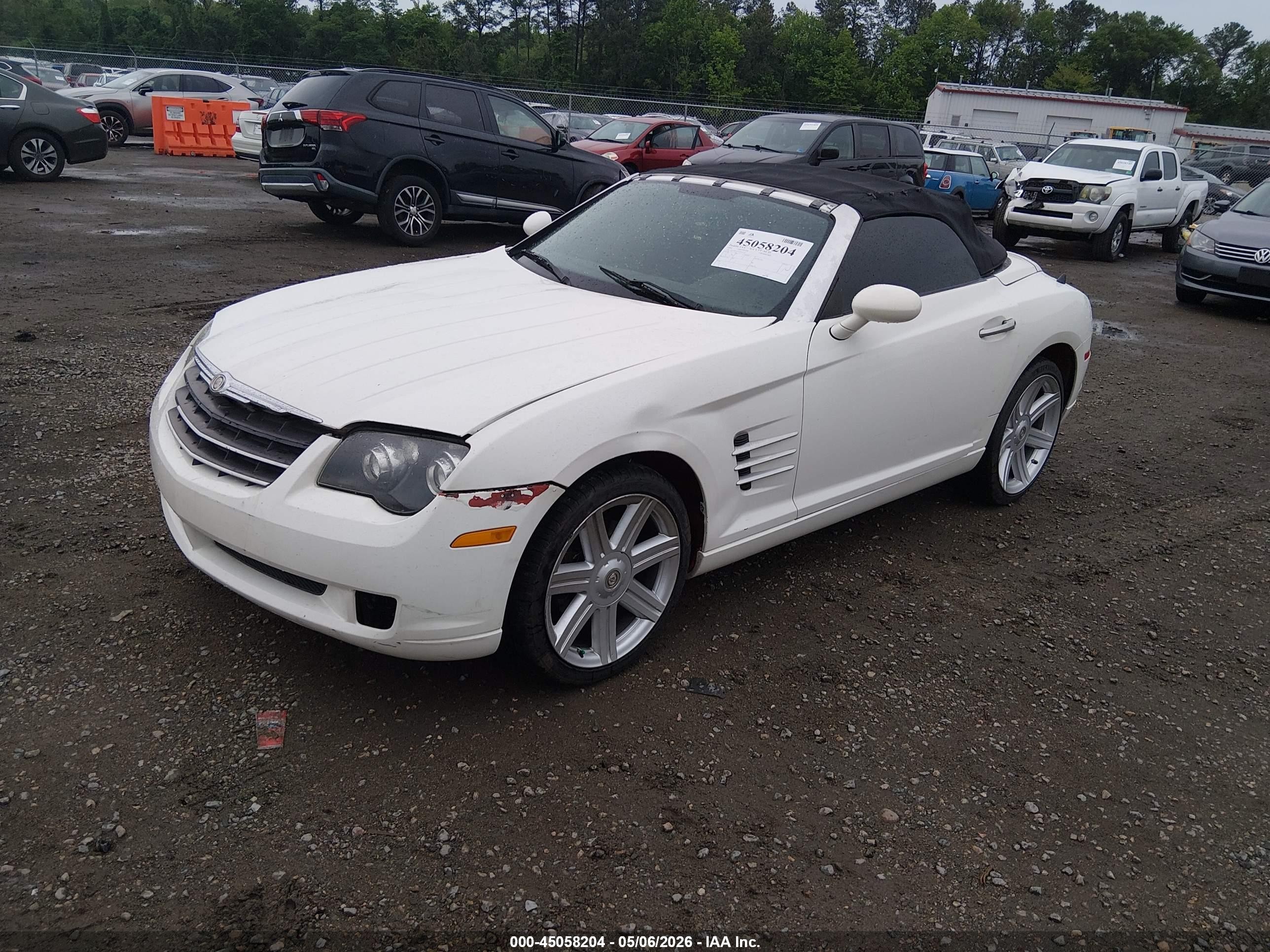2005 Chrysler Crossfire Limited White vin: 1C3AN65L45X033565