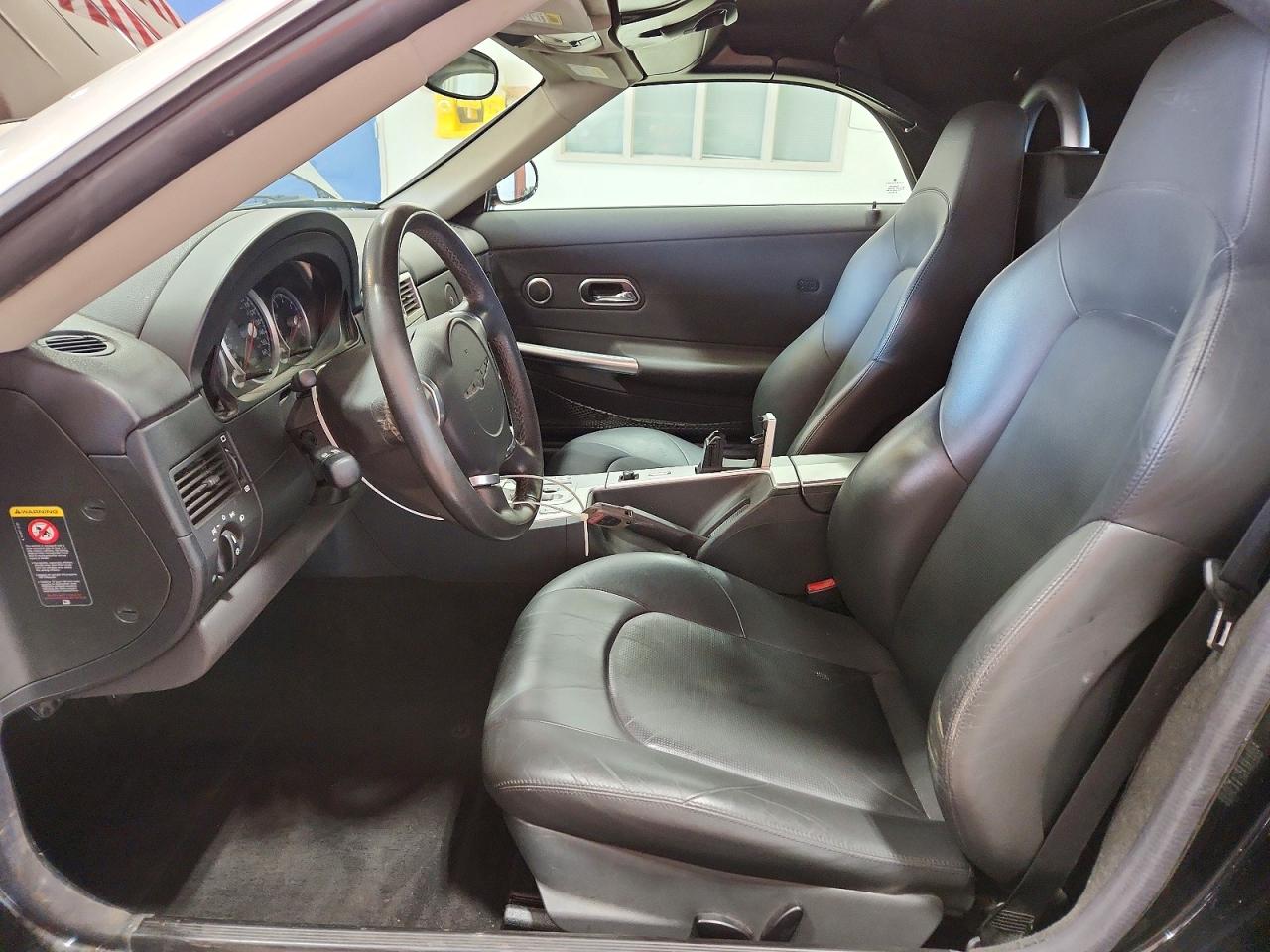 2005 Chrysler Crossfire Limited Black vin: 1C3AN65L45X047482
