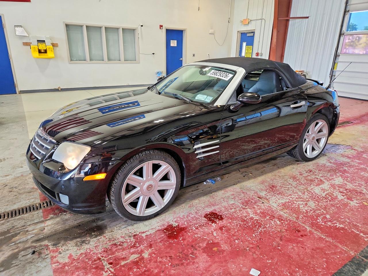 2005 Chrysler Crossfire Limited Black vin: 1C3AN65L45X047482