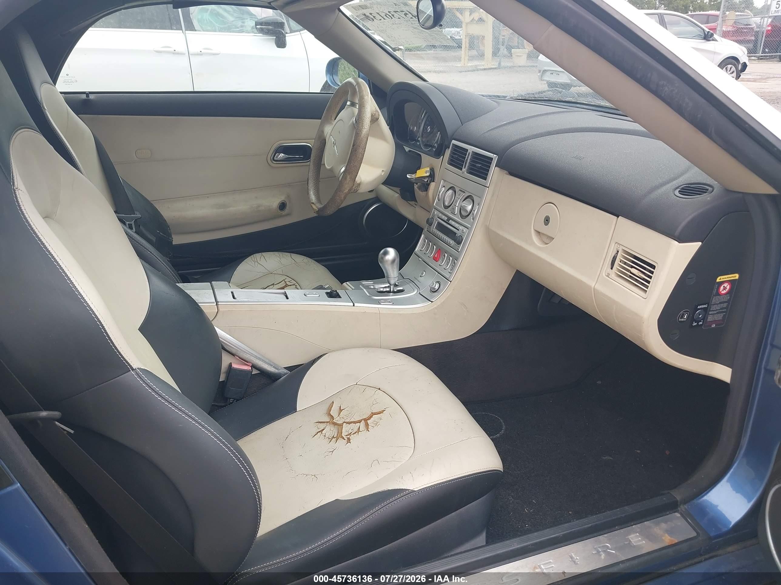 2006 Chrysler Crossfire Limited Blue vin: 1C3AN65L76X062320