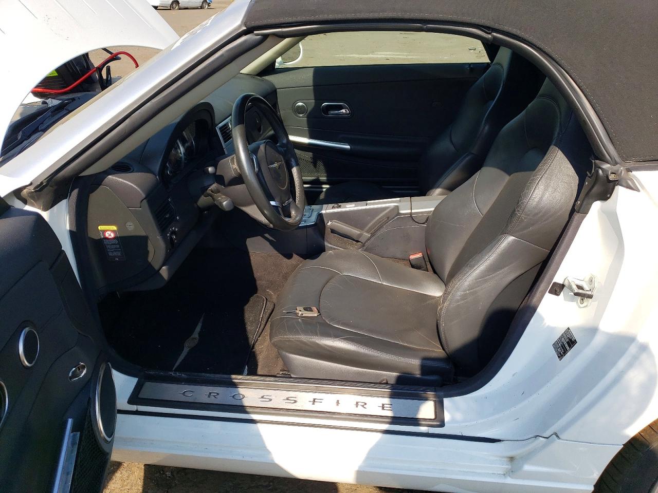 2005 Chrysler Crossfire Limited White vin: 1C3AN65L85X044066