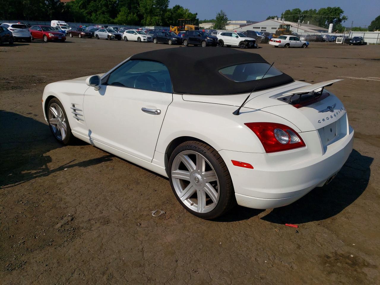 2005 Chrysler Crossfire Limited White vin: 1C3AN65L85X044066
