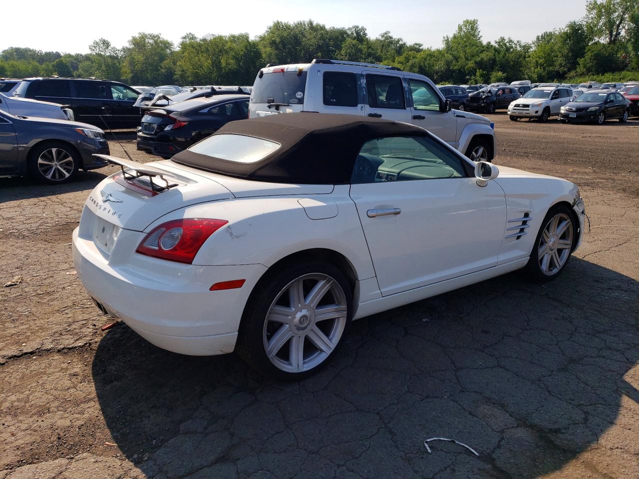 2005 Chrysler Crossfire Limited White vin: 1C3AN65L85X044066