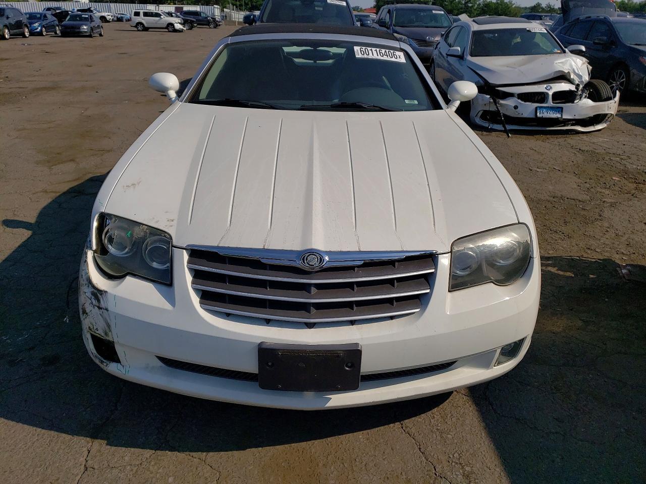 2005 Chrysler Crossfire Limited White vin: 1C3AN65L85X044066