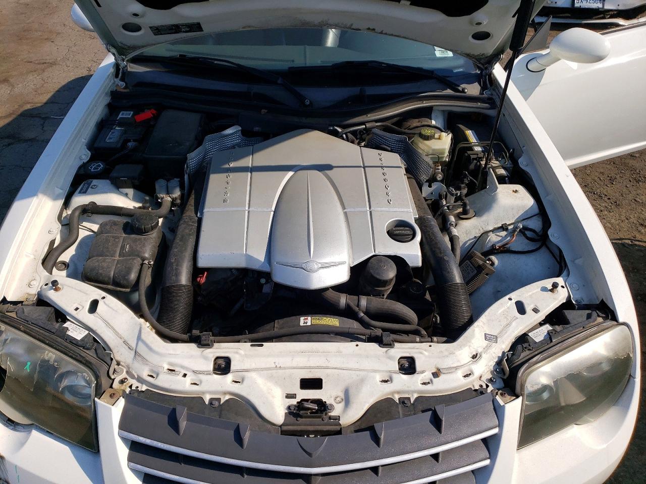 2005 Chrysler Crossfire Limited White vin: 1C3AN65L85X044066