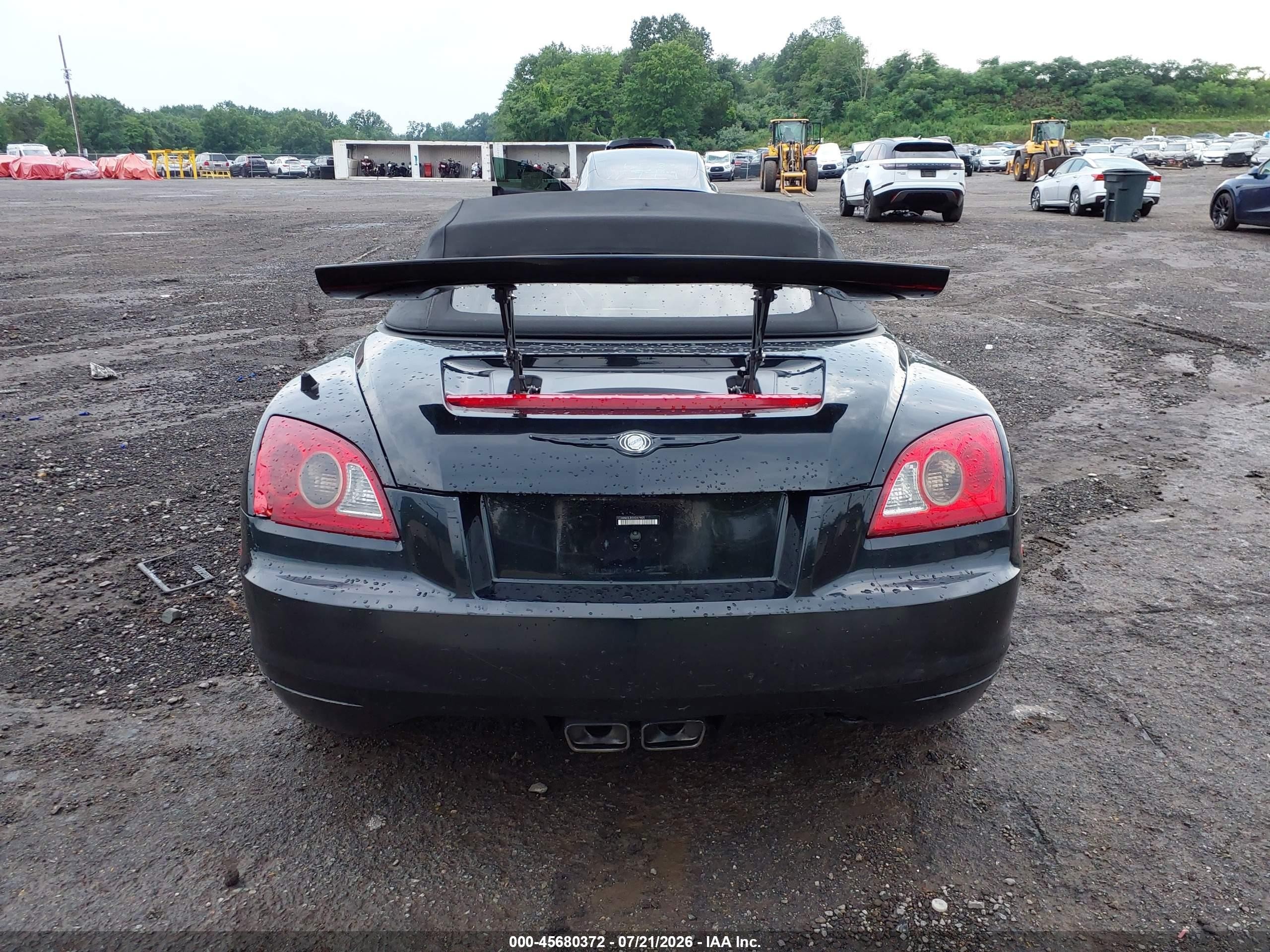 2005 Chrysler Crossfire Limited Black vin: 1C3AN65L85X047405