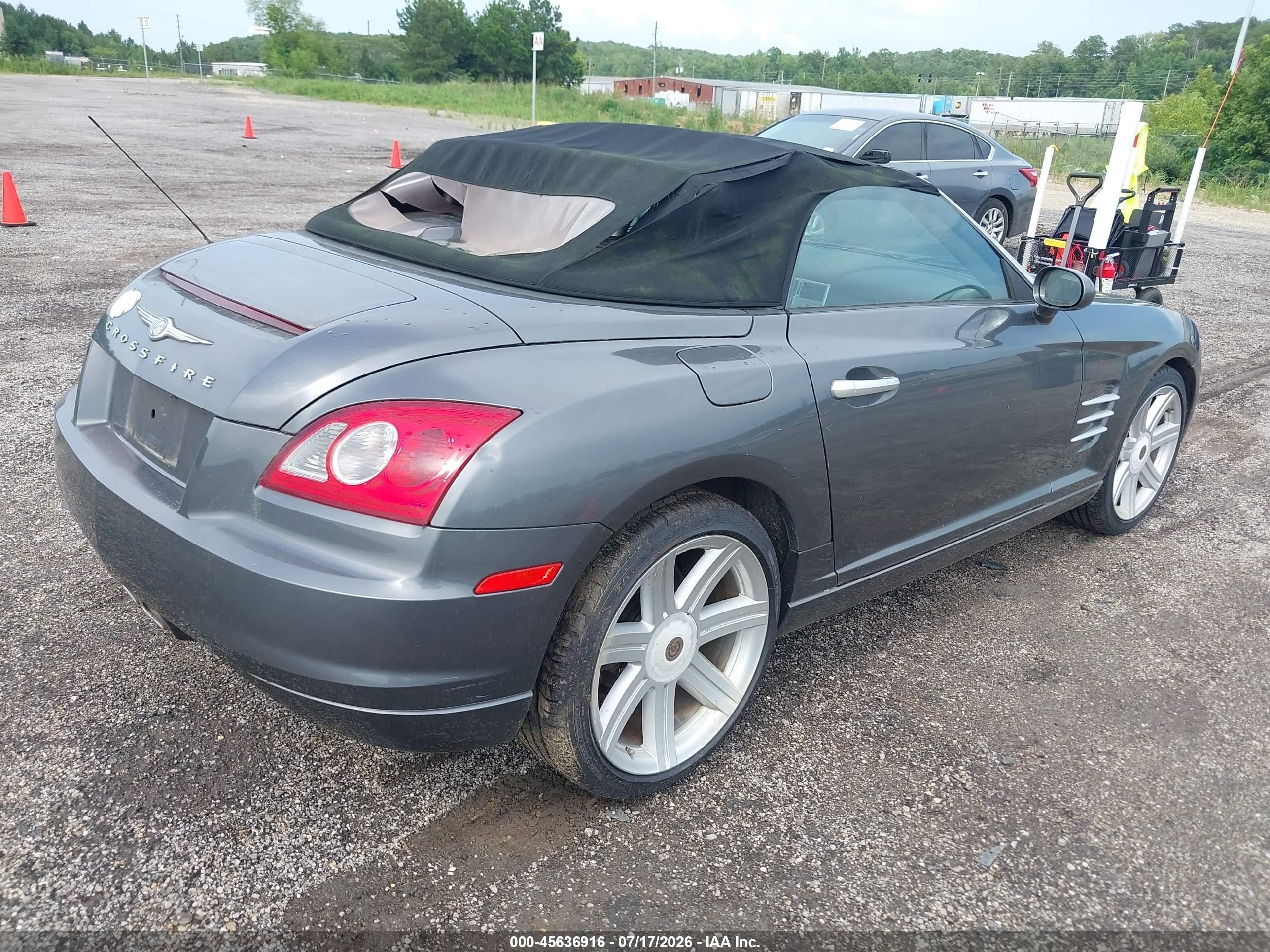 2005 Chrysler Crossfire Limited Серый vin: 1C3AN65L85X059781
