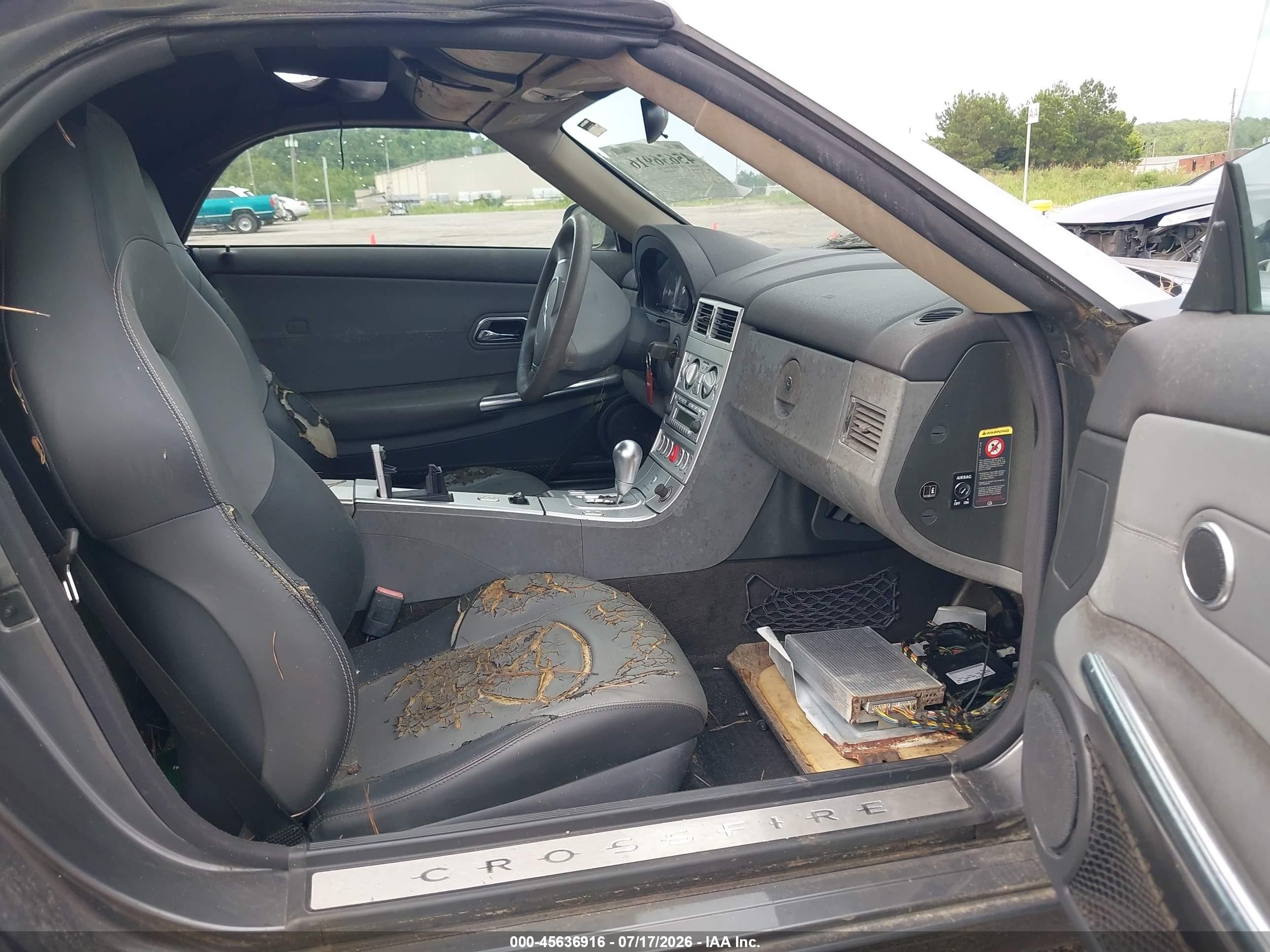 2005 Chrysler Crossfire Limited Серый vin: 1C3AN65L85X059781