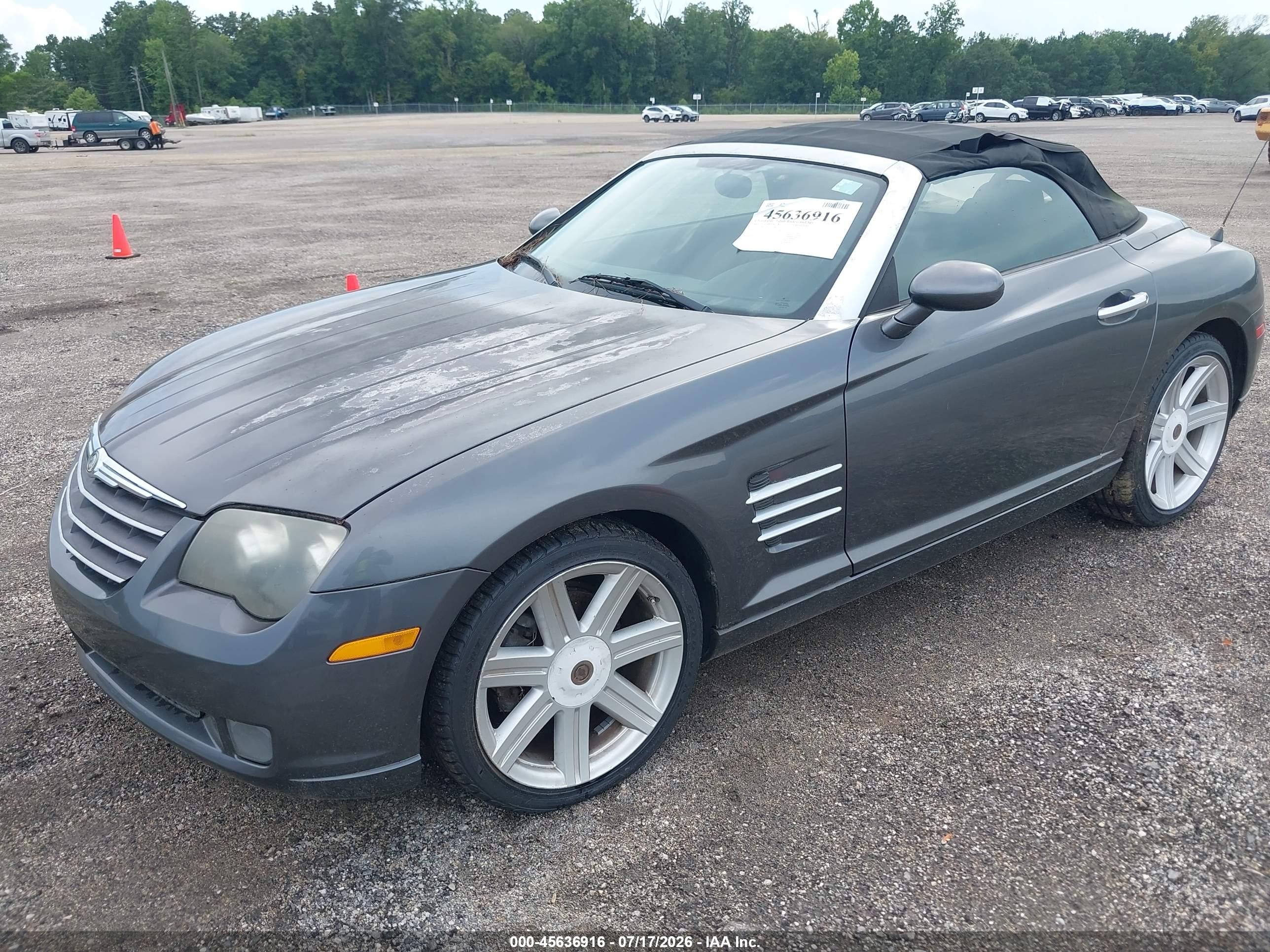 2005 Chrysler Crossfire Limited Серый vin: 1C3AN65L85X059781