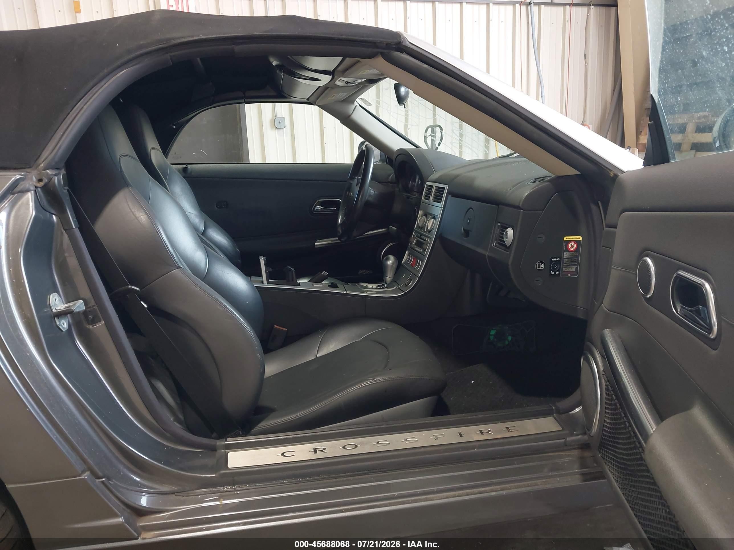 2005 Chrysler Crossfire Limited Gray vin: 1C3AN65L95X057022