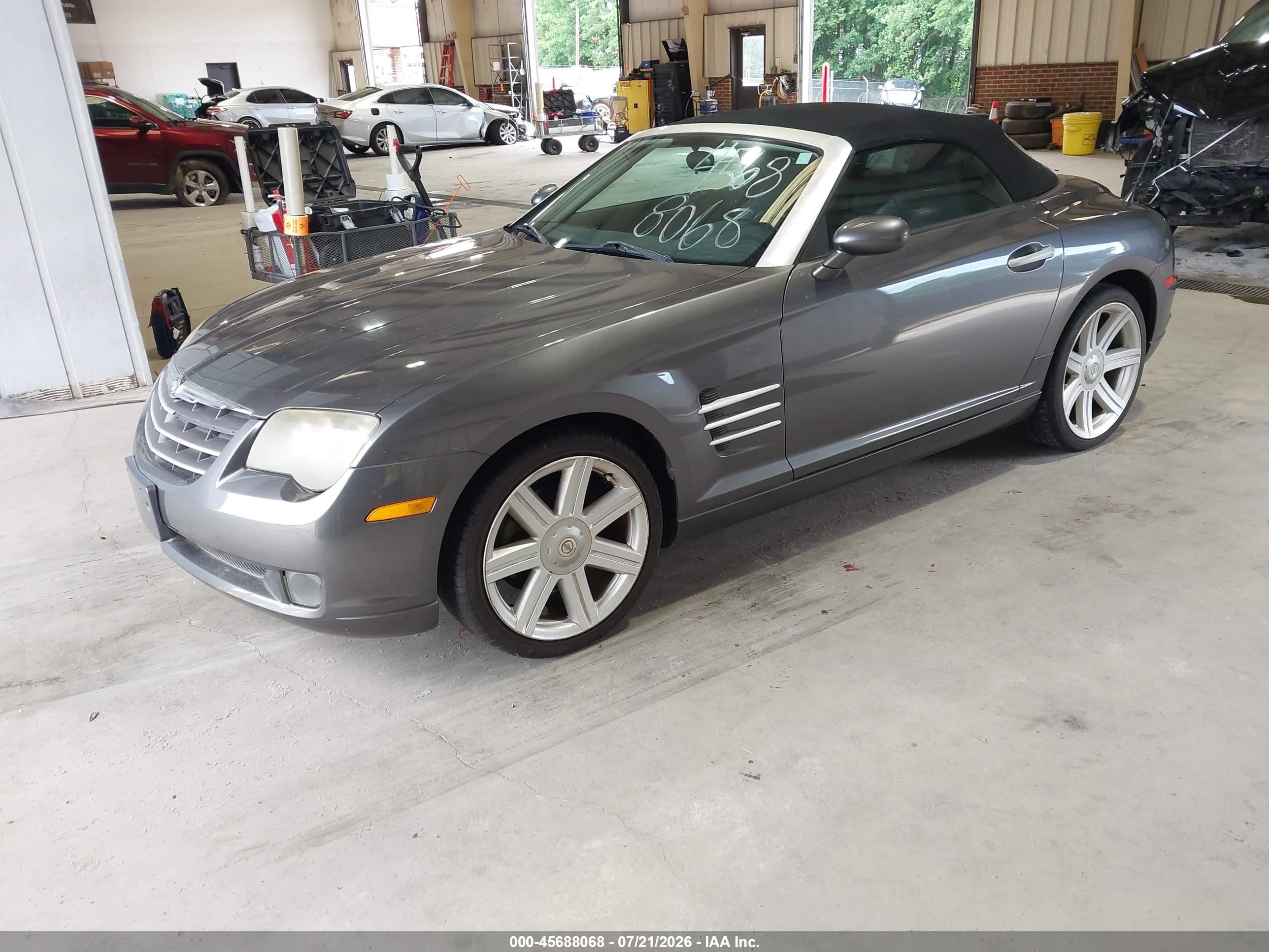 2005 Chrysler Crossfire Limited Gray vin: 1C3AN65L95X057022