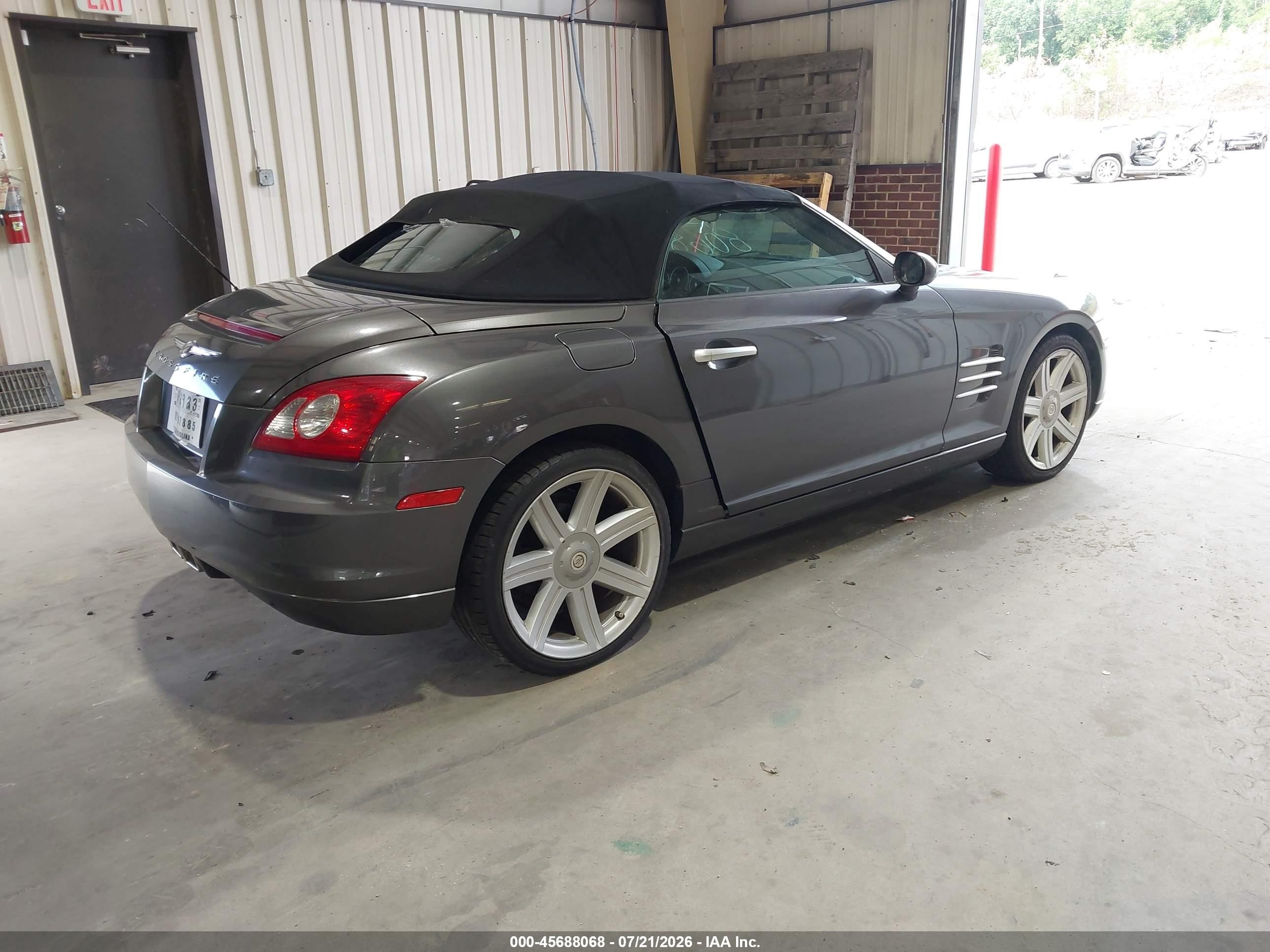 2005 Chrysler Crossfire Limited Gray vin: 1C3AN65L95X057022