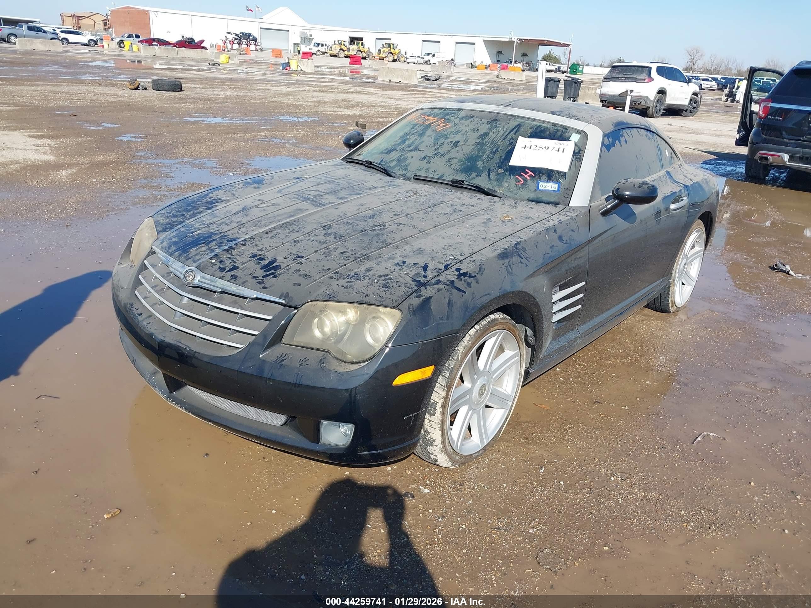 2004 Chrysler Crossfire   Black vin: 1C3AN69L14X001326