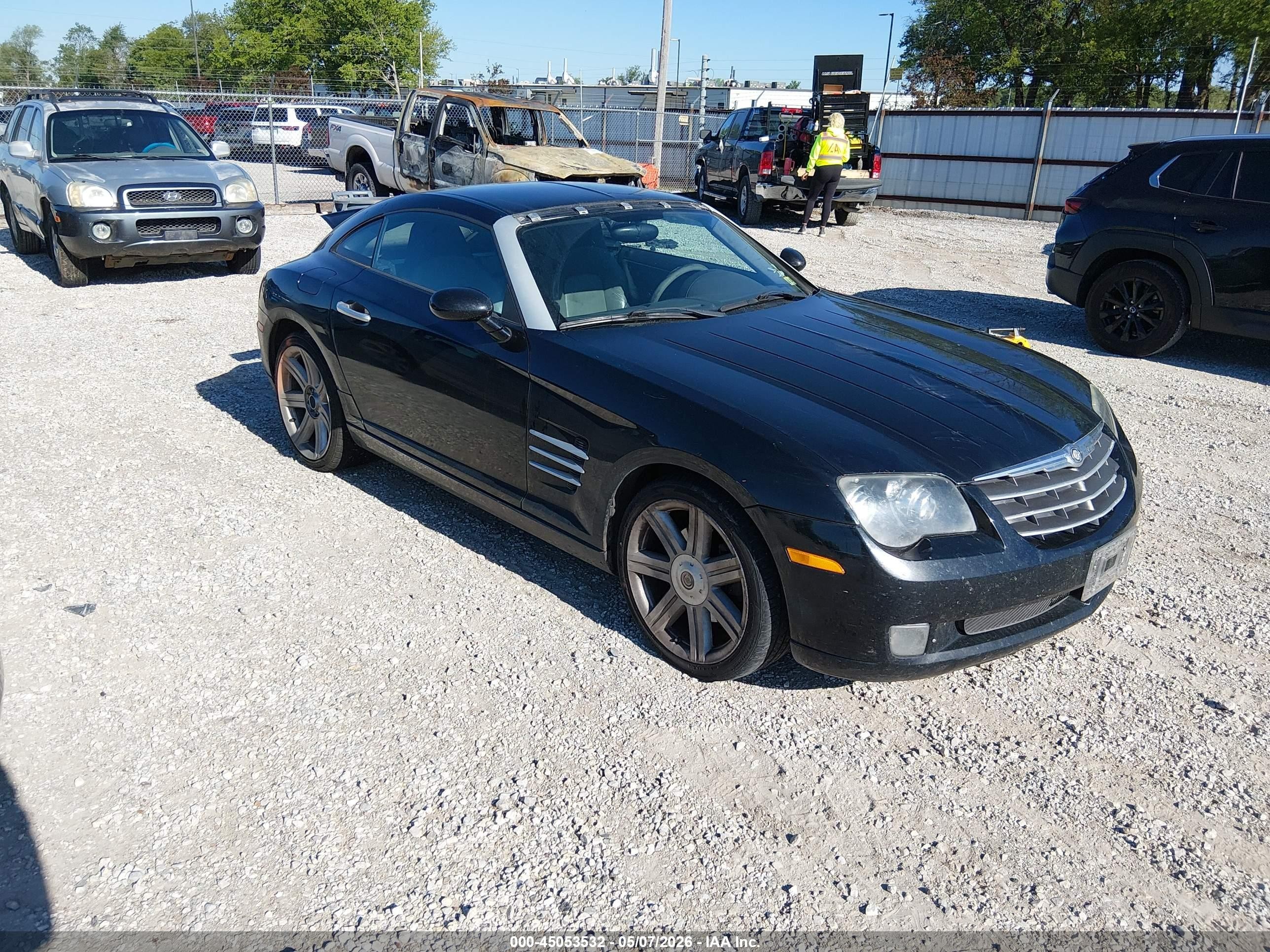 2004 Chrysler Crossfire   Черный vin: 1C3AN69L14X002282