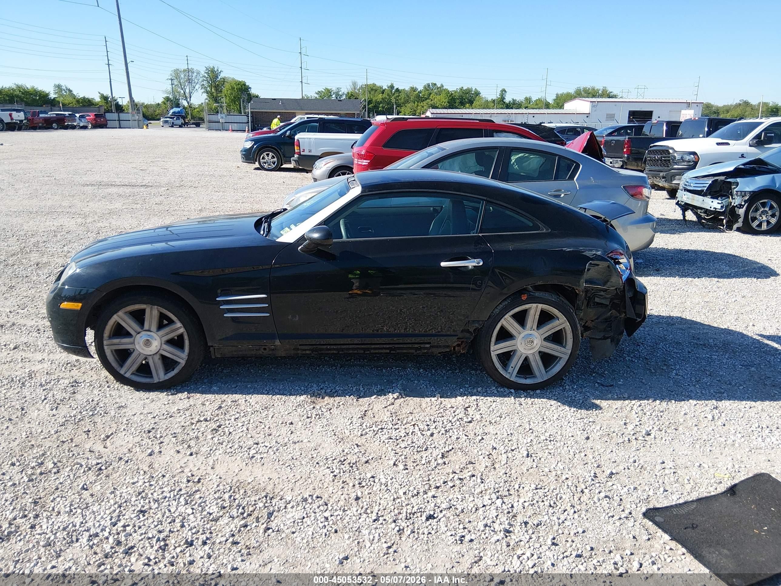 2004 Chrysler Crossfire   Black vin: 1C3AN69L14X002282