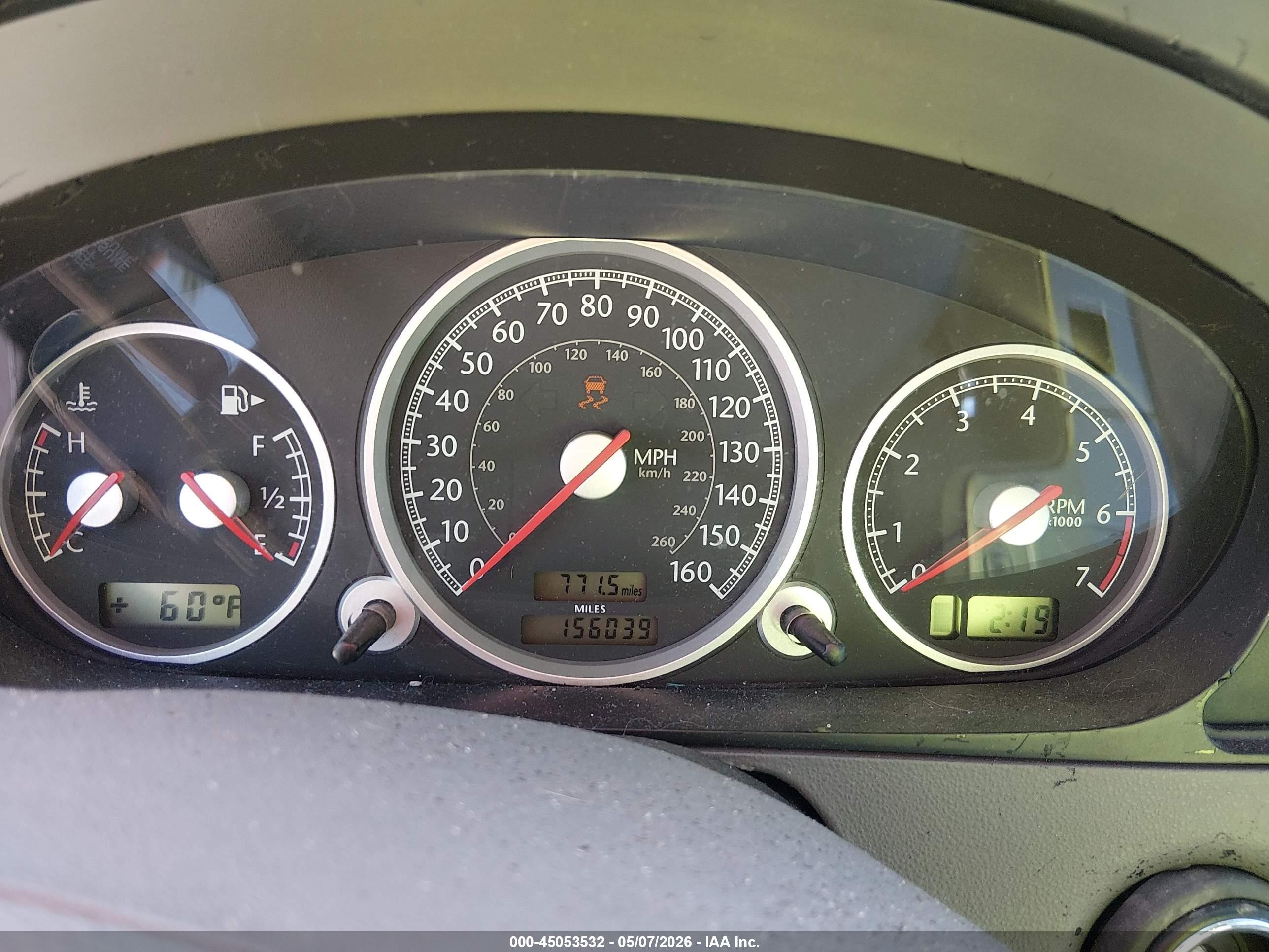 2004 Chrysler Crossfire   Black vin: 1C3AN69L14X002282