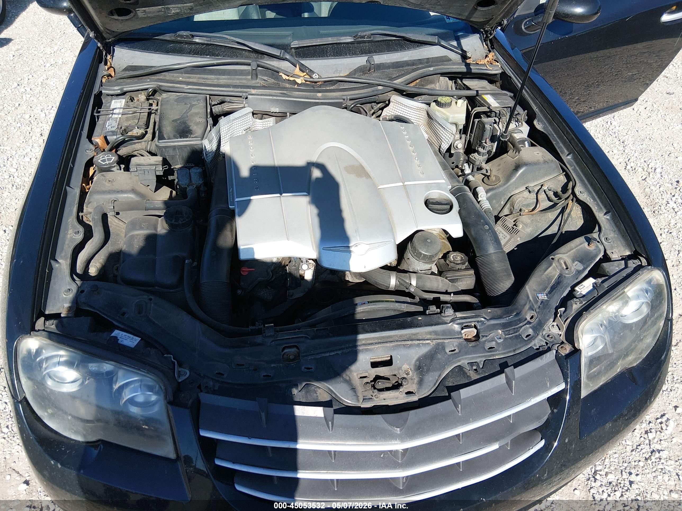 2004 Chrysler Crossfire   Black vin: 1C3AN69L14X002282