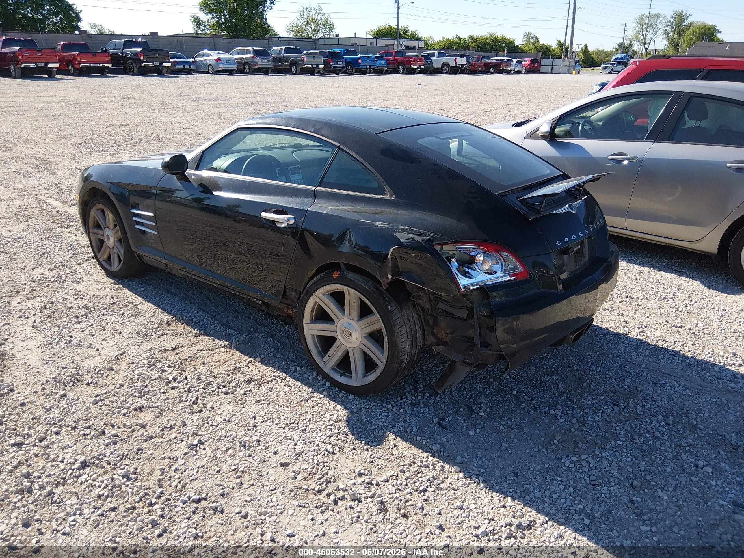 2004 Chrysler Crossfire   Black vin: 1C3AN69L14X002282