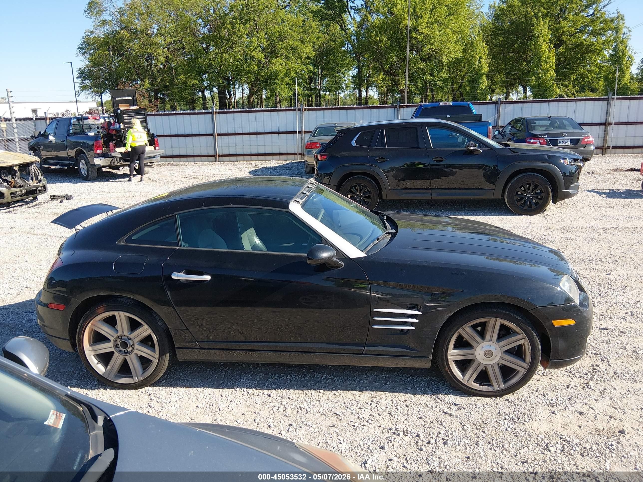 2004 Chrysler Crossfire   Black vin: 1C3AN69L14X002282