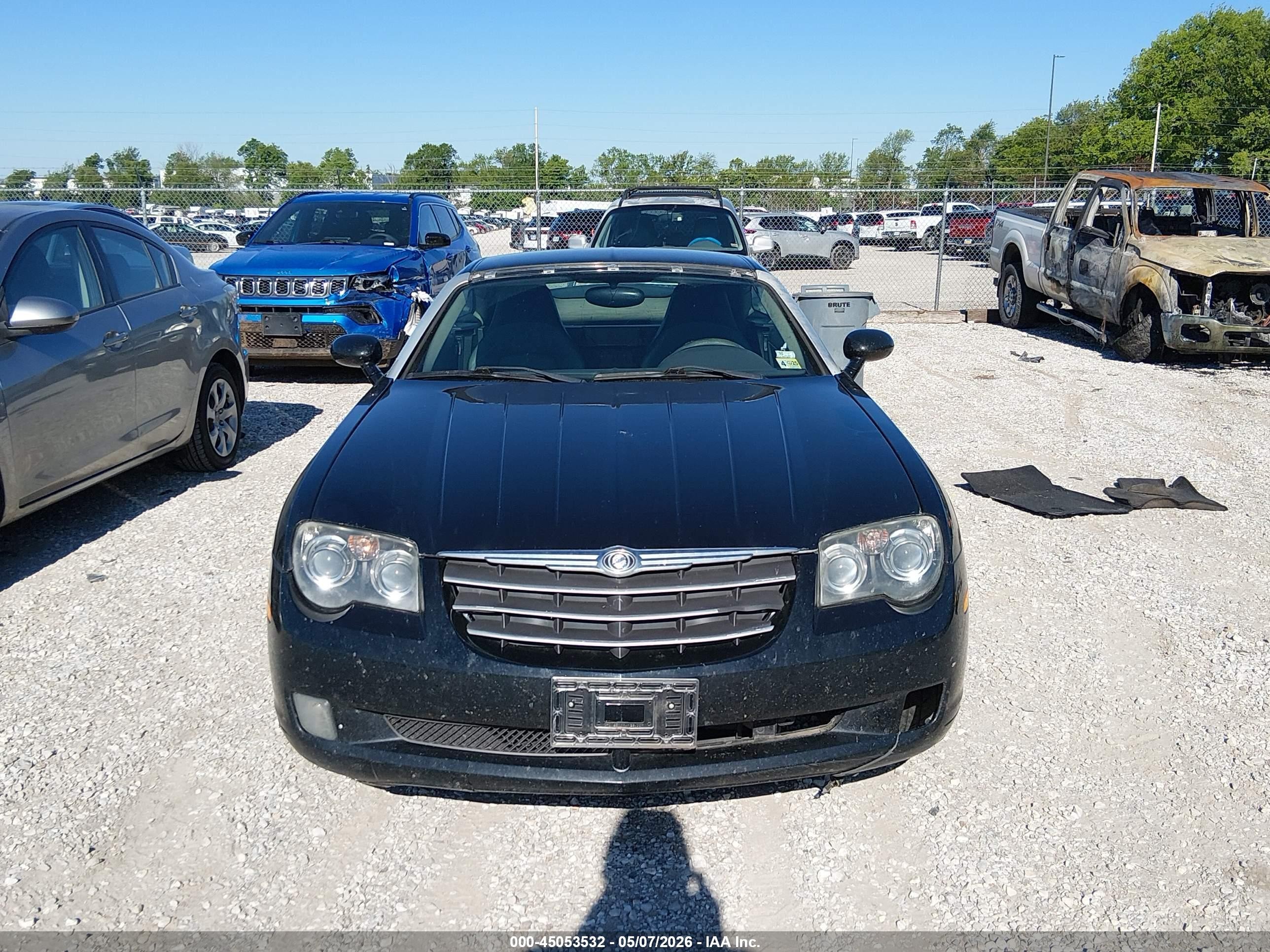 2004 Chrysler Crossfire   Black vin: 1C3AN69L14X002282