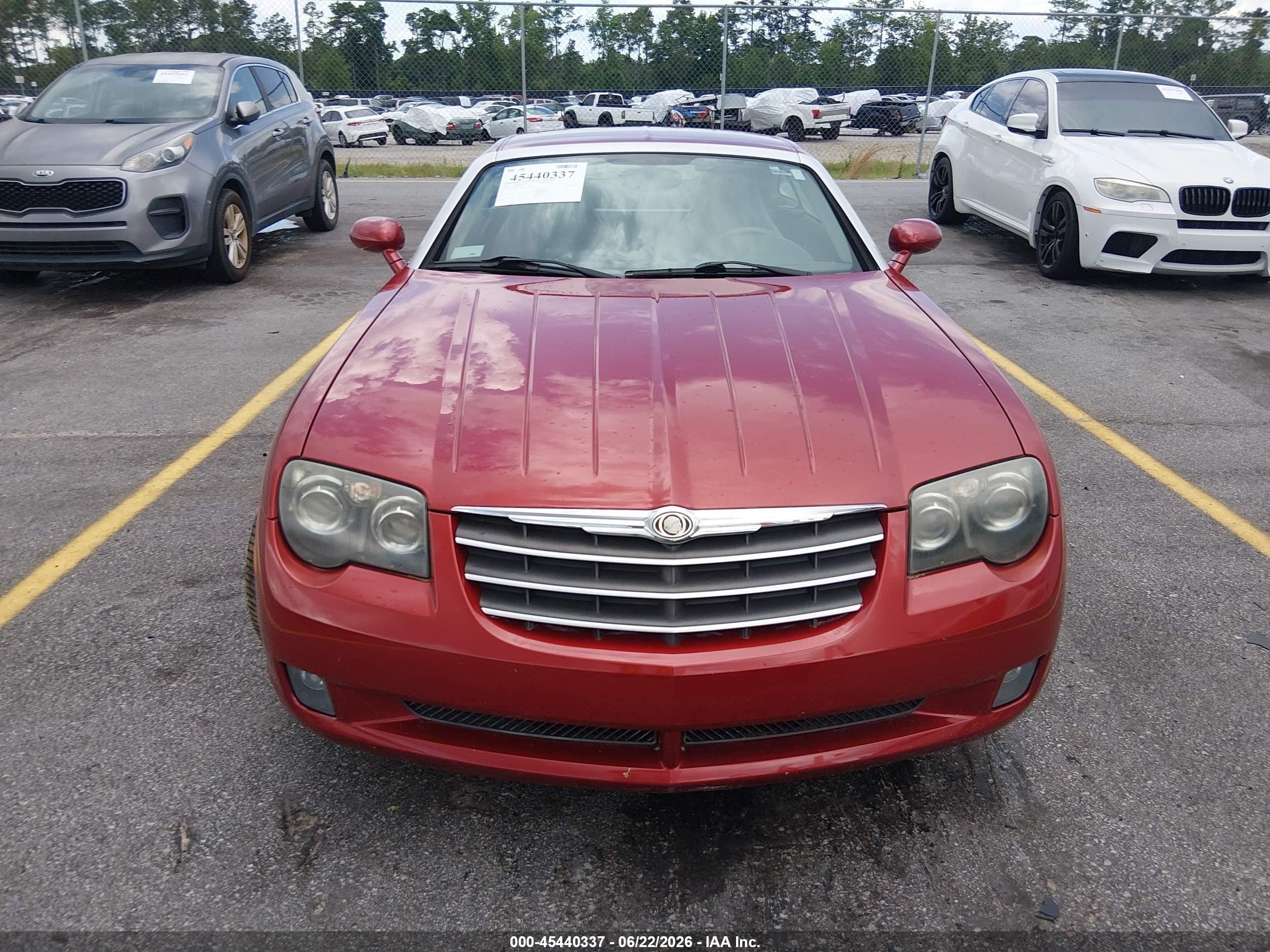 2004 Chrysler Crossfire   Red vin: 1C3AN69L14X003173