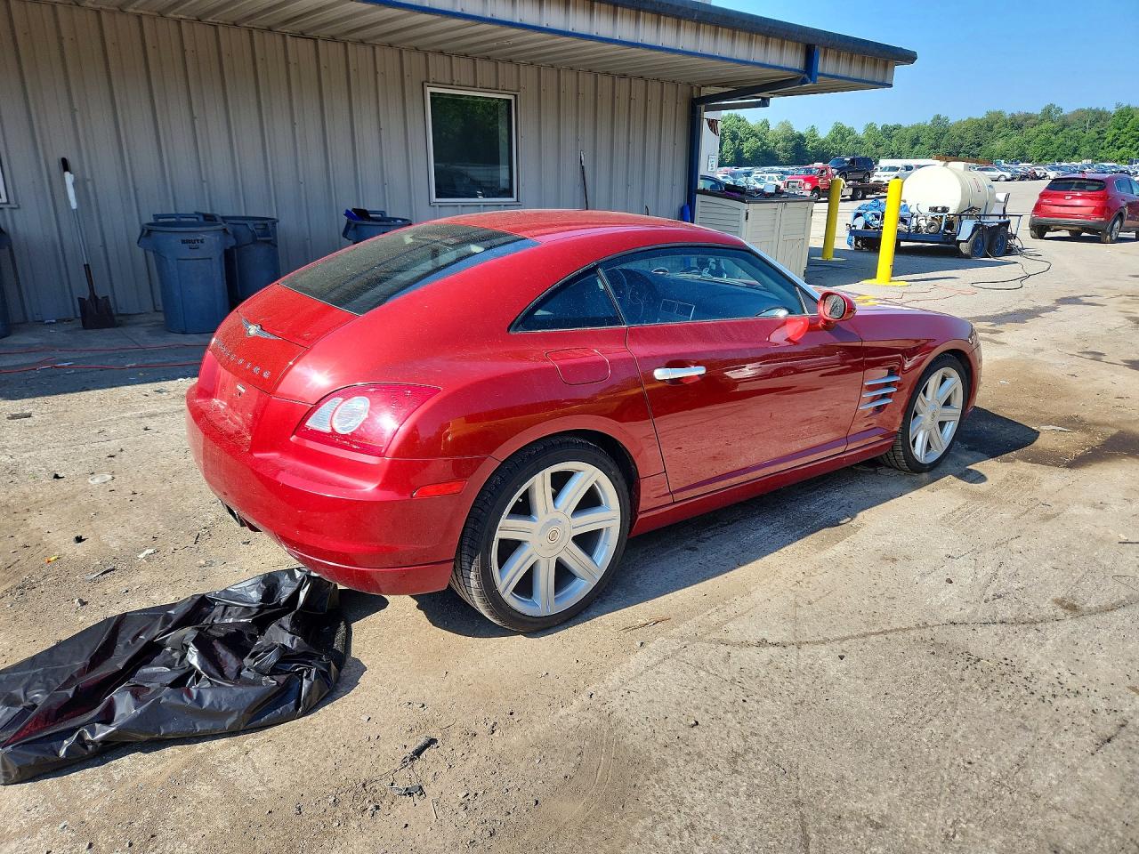 2005 Chrysler Crossfire Limited Burgundy vin: 1C3AN69L15X028771