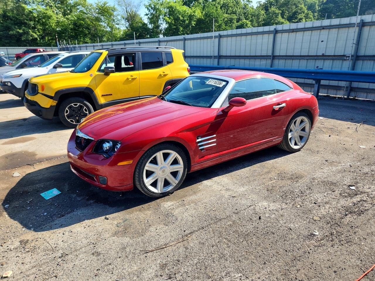 2005 Chrysler Crossfire Limited Burgundy vin: 1C3AN69L15X028771