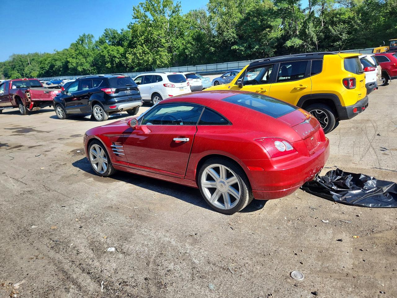 2005 Chrysler Crossfire Limited Burgundy vin: 1C3AN69L15X028771