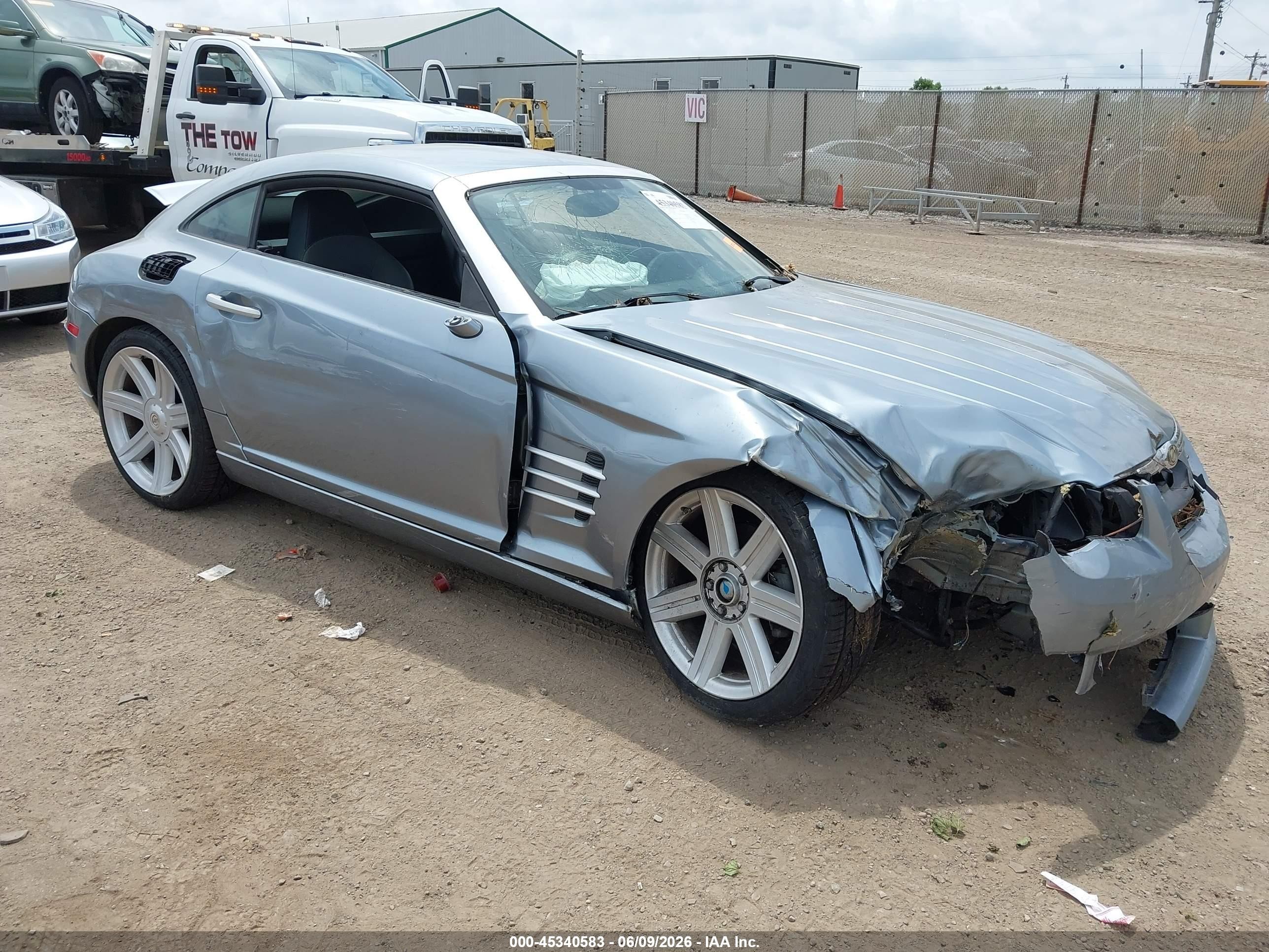 2004 Chrysler Crossfire   Серебряный vin: 1C3AN69L24X002680