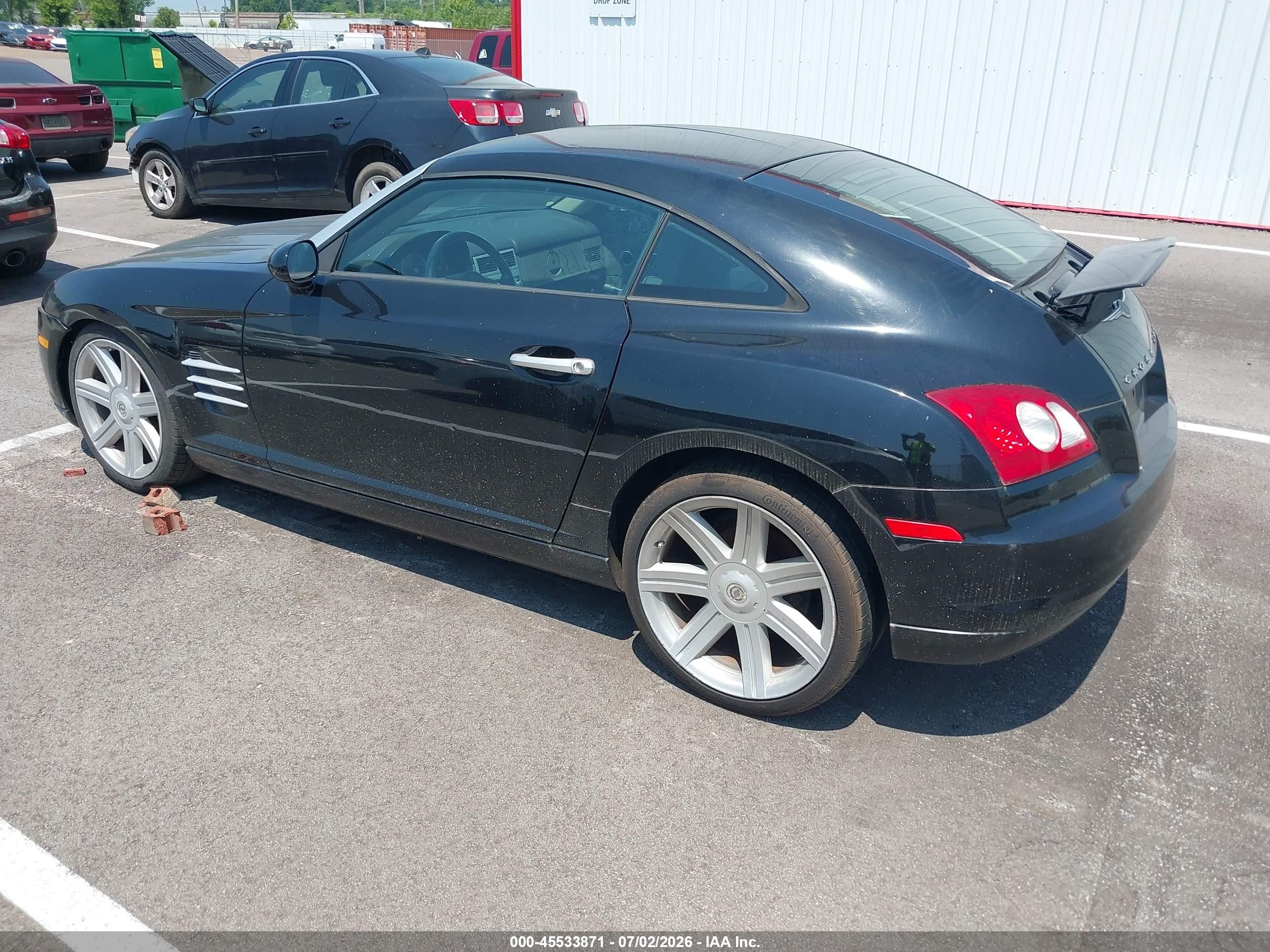 2004 Chrysler Crossfire   Black vin: 1C3AN69L24X024291