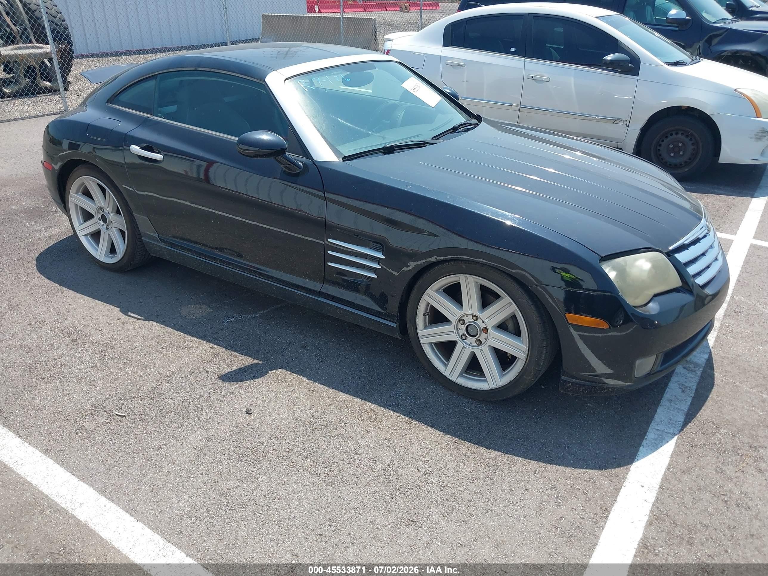 2004 Chrysler Crossfire   Black vin: 1C3AN69L24X024291
