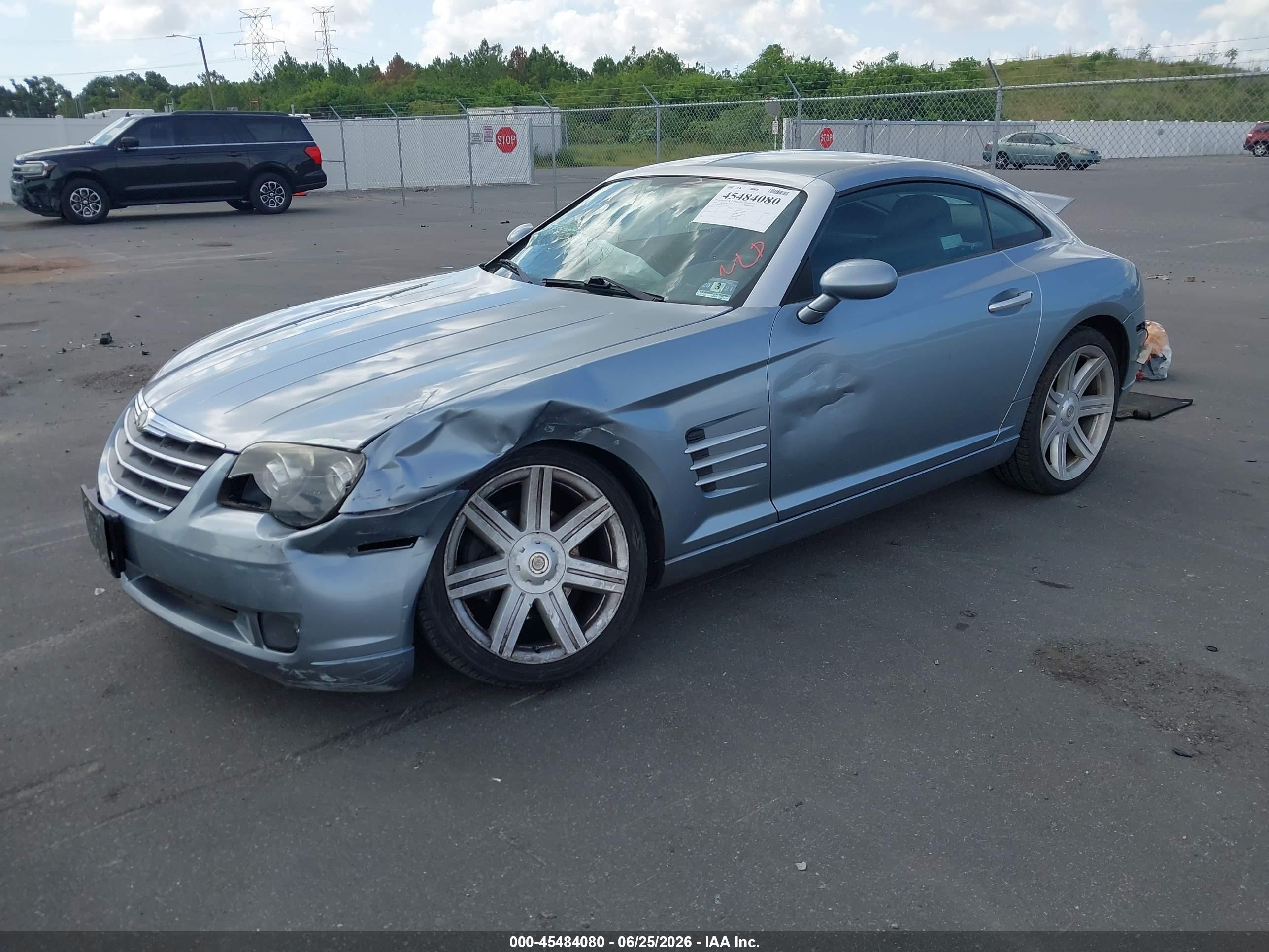 2005 Chrysler Crossfire Limited Light Blue vin: 1C3AN69L25X047541