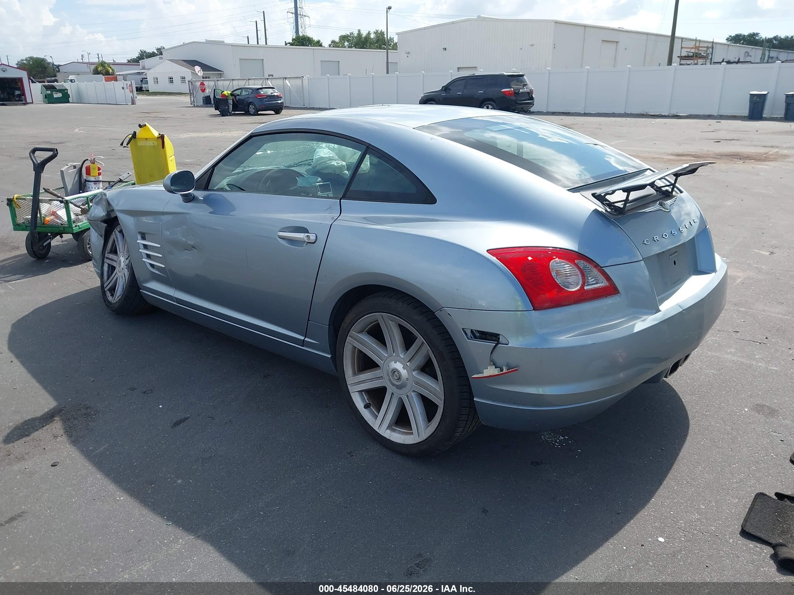 2005 Chrysler Crossfire Limited Light Blue vin: 1C3AN69L25X047541