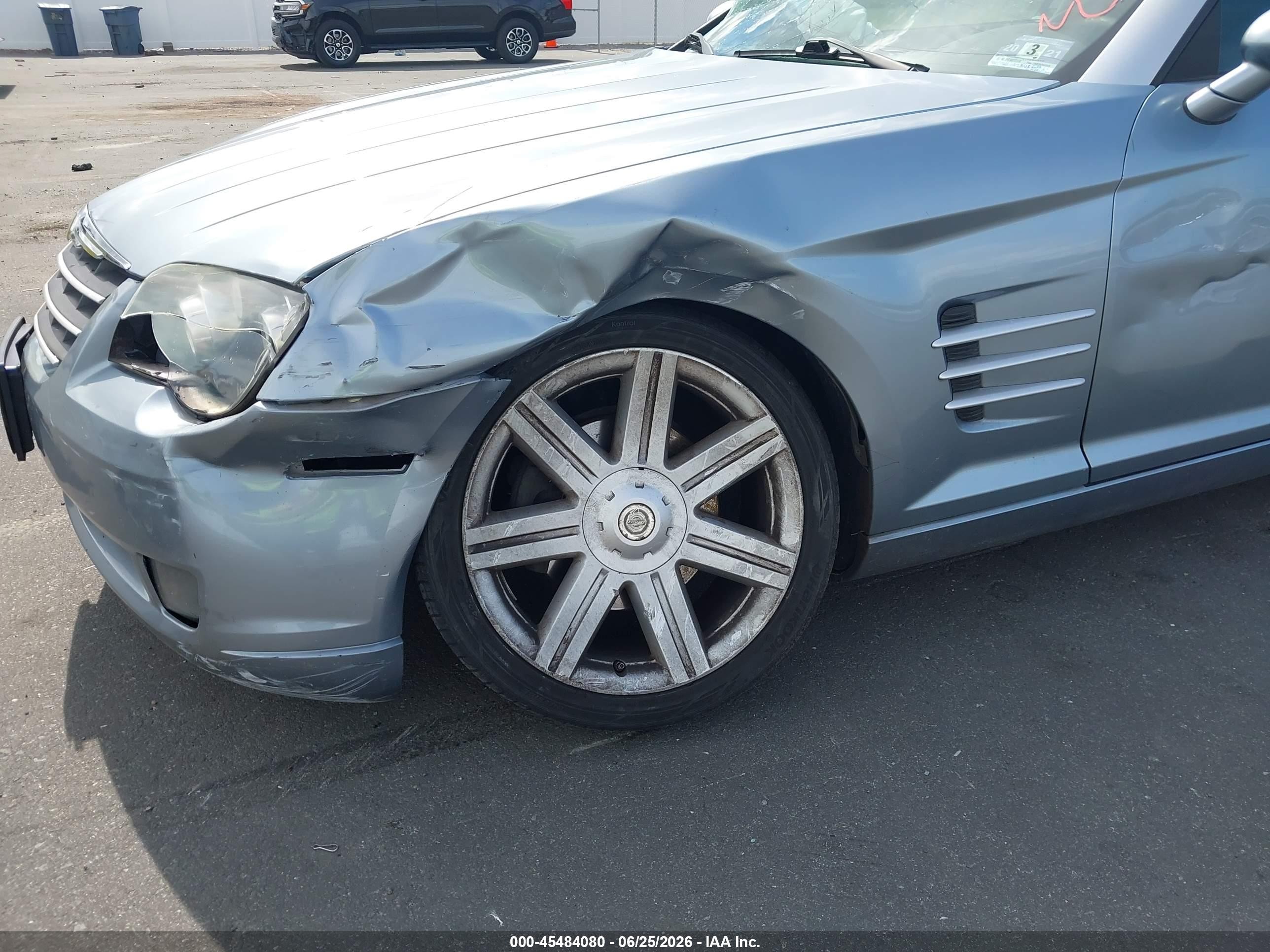 2005 Chrysler Crossfire Limited Light Blue vin: 1C3AN69L25X047541