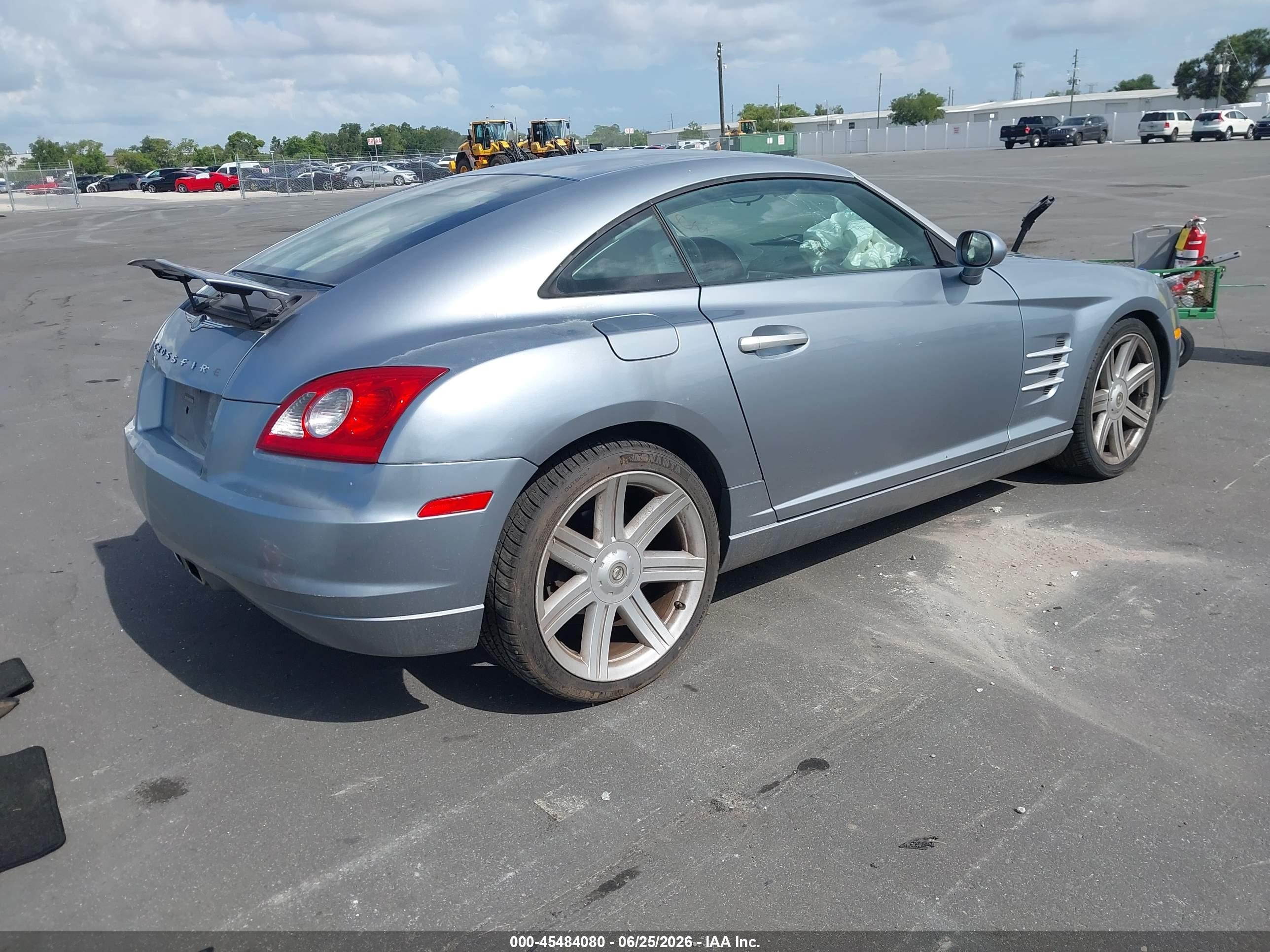 2005 Chrysler Crossfire Limited Light Blue vin: 1C3AN69L25X047541