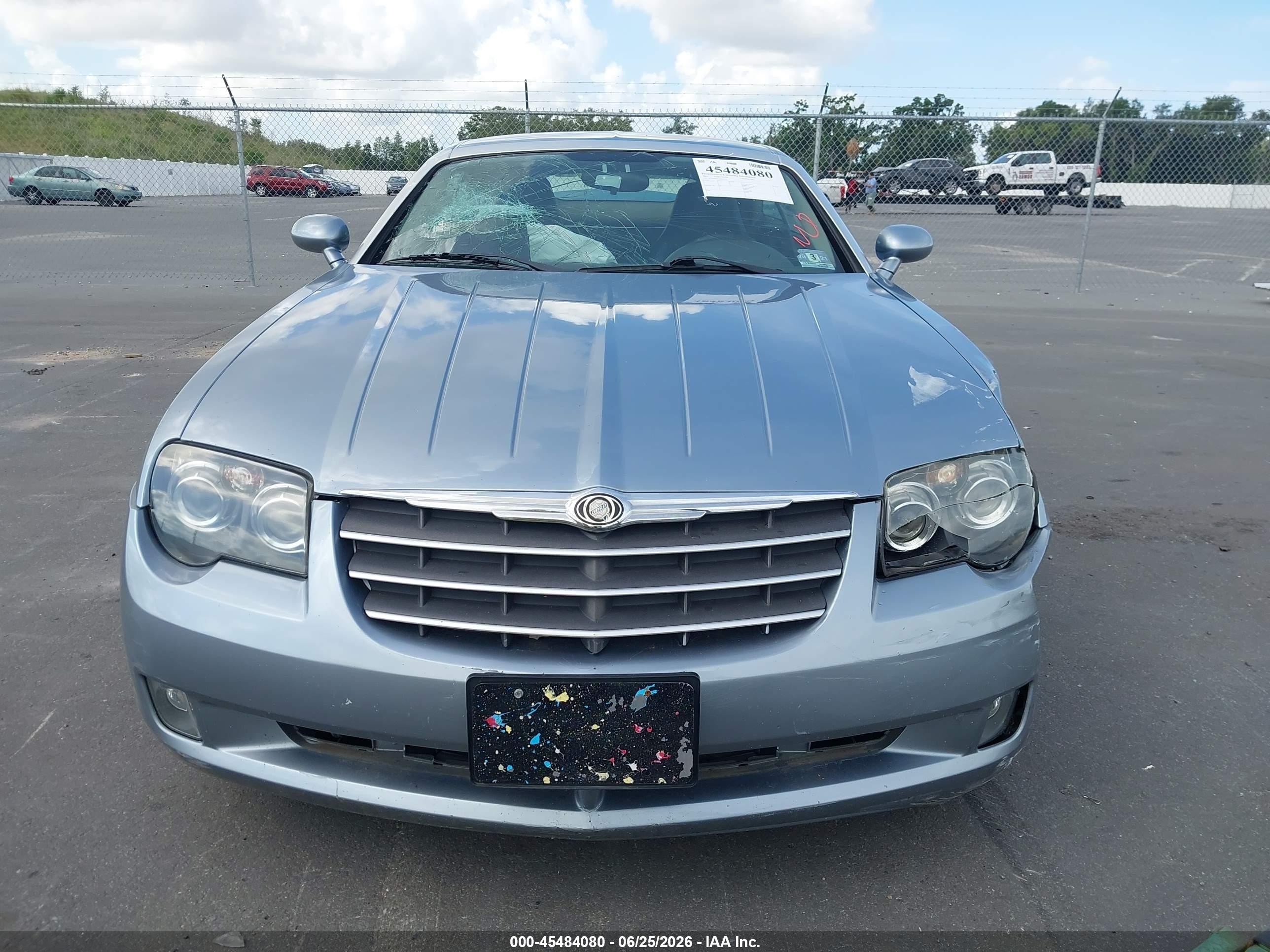 2005 Chrysler Crossfire Limited Light Blue vin: 1C3AN69L25X047541