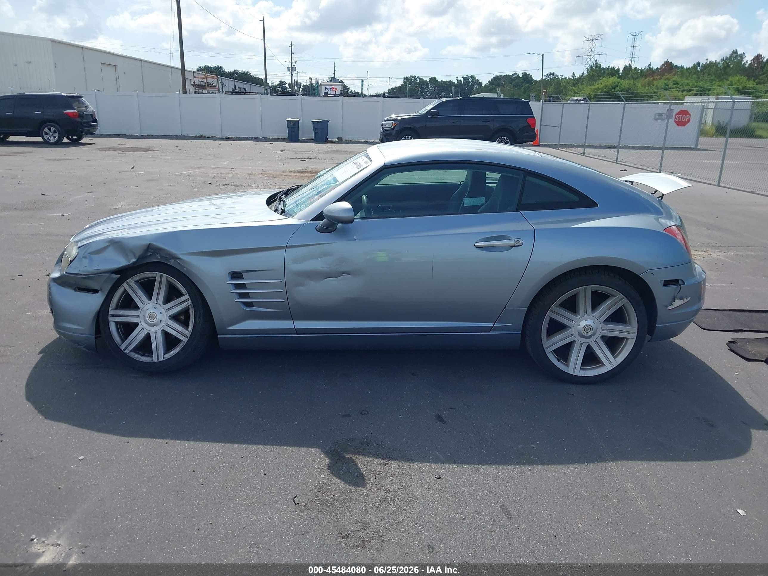 2005 Chrysler Crossfire Limited Light Blue vin: 1C3AN69L25X047541