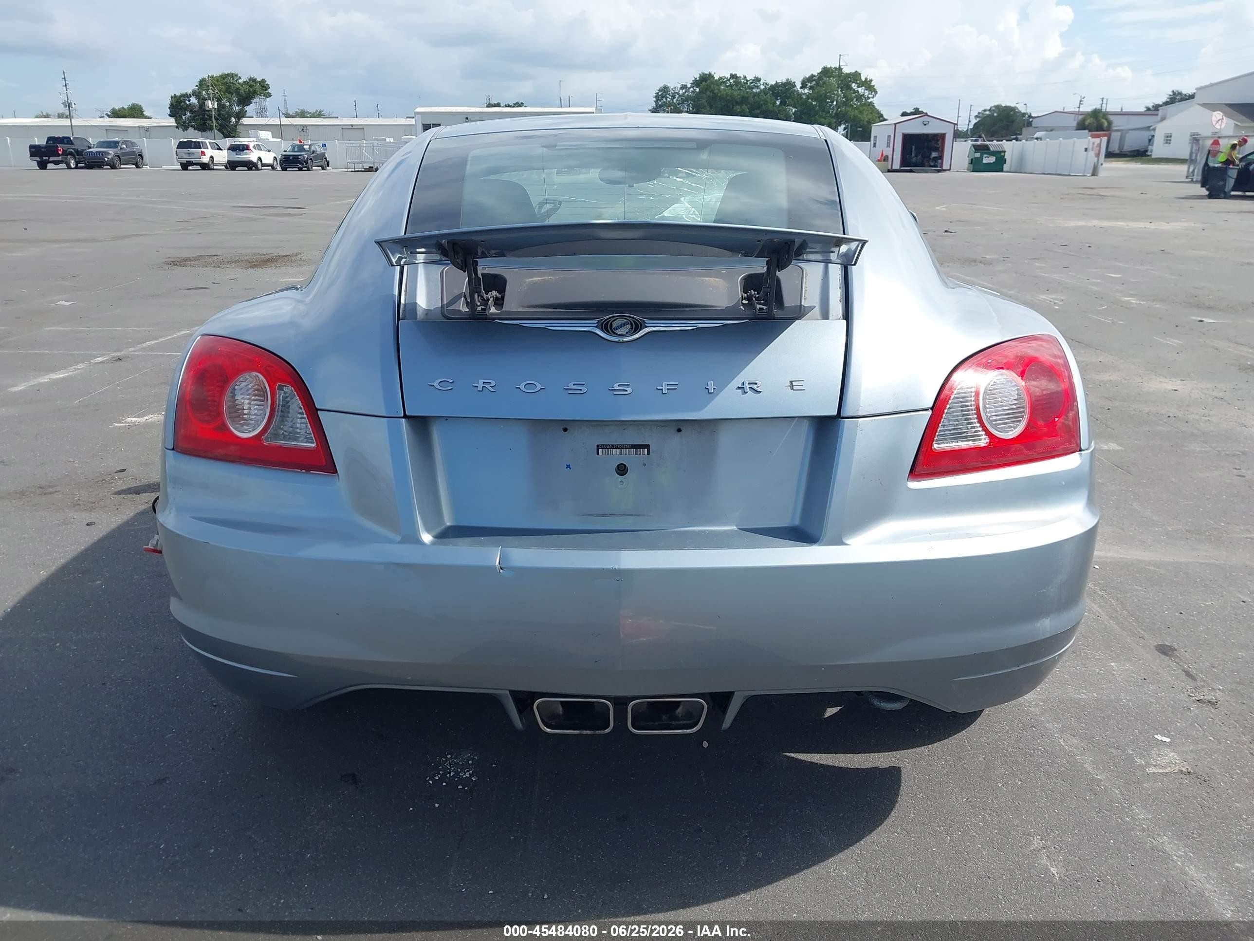 2005 Chrysler Crossfire Limited Light Blue vin: 1C3AN69L25X047541