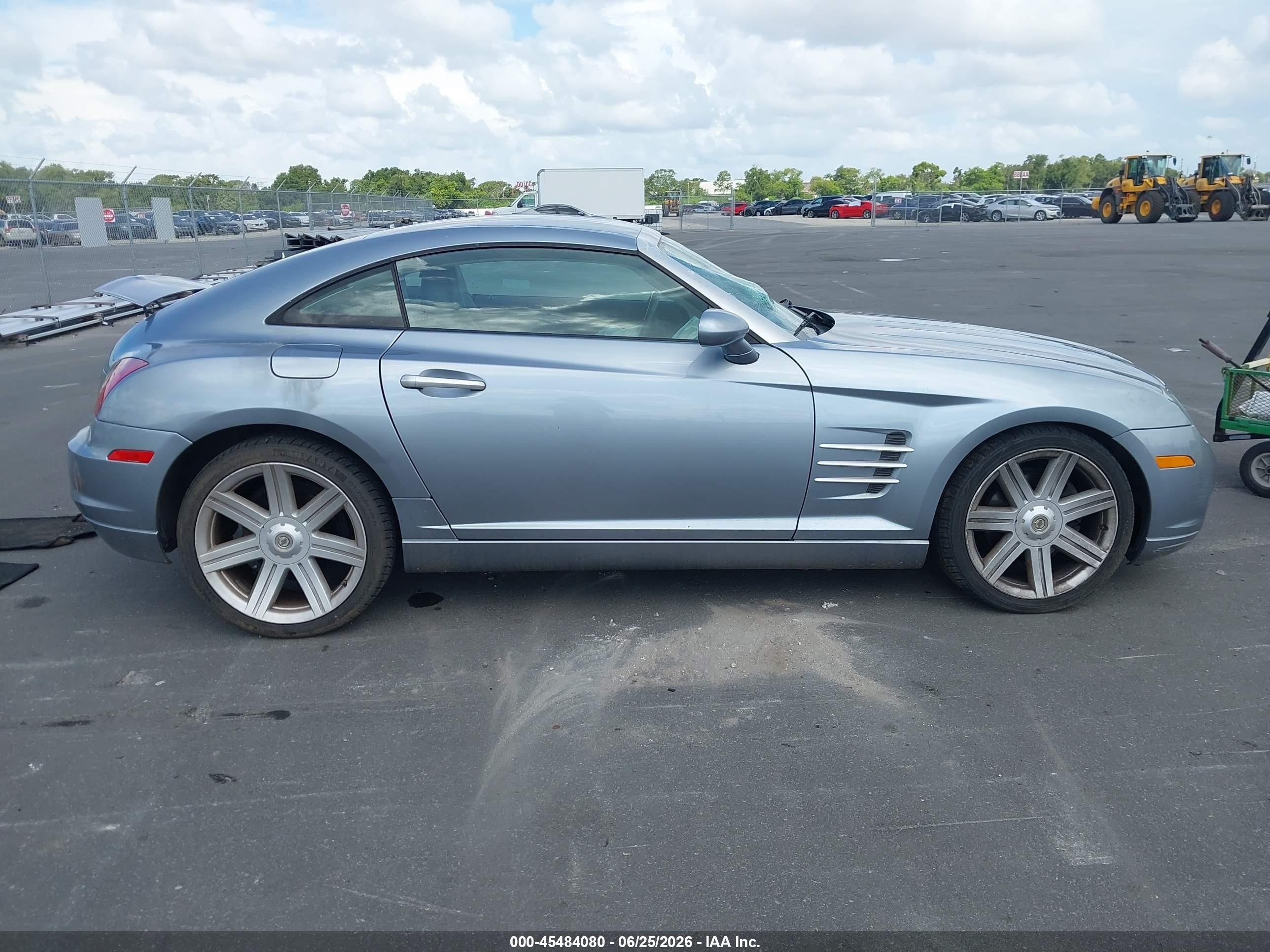 2005 Chrysler Crossfire Limited Light Blue vin: 1C3AN69L25X047541