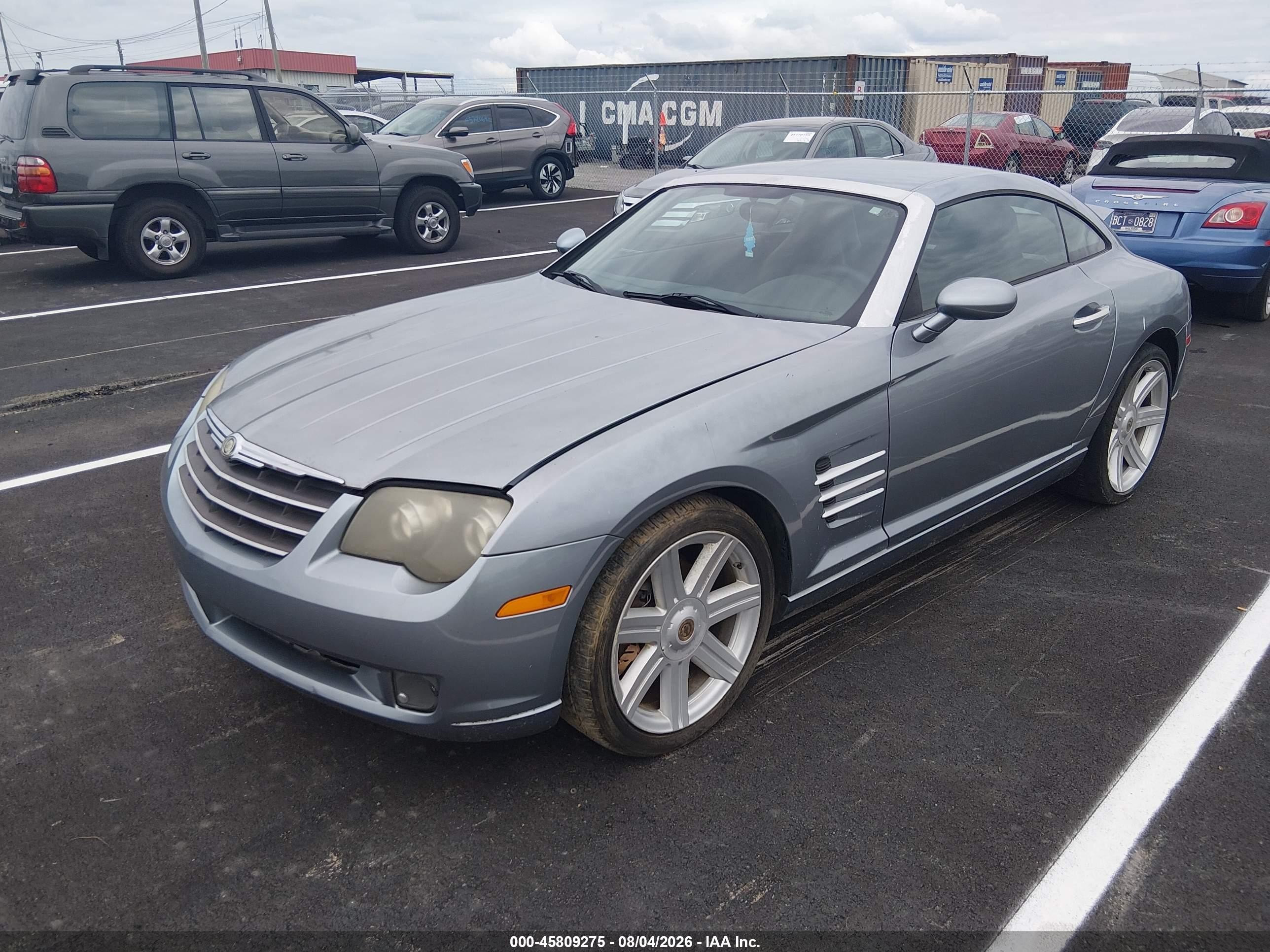 2005 Chrysler Crossfire Limited Light Blue vin: 1C3AN69L35X026746